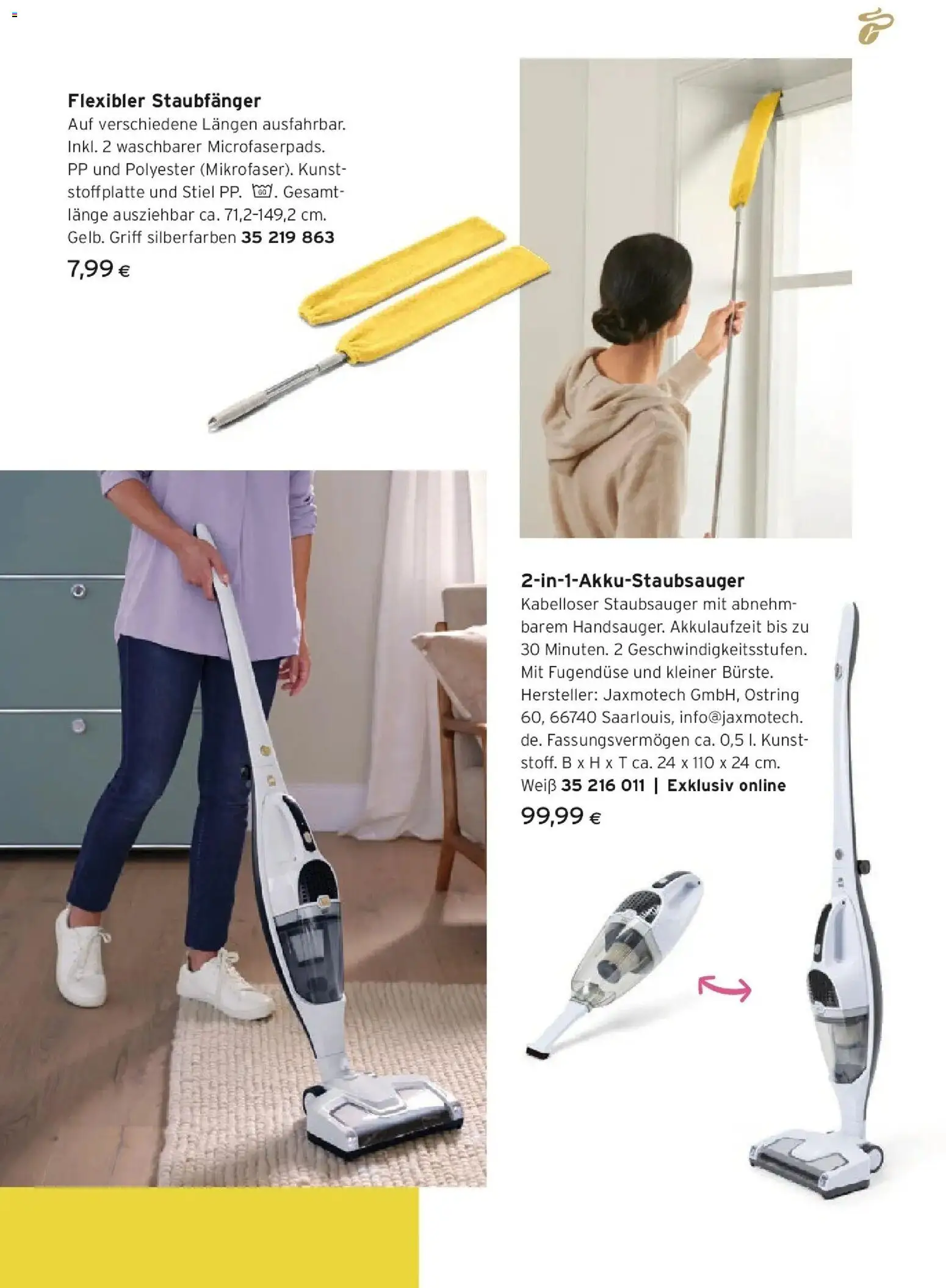 Tchibo Eduscho Tchibo Magazin von 05.08.2026 - Aktuelle Angebote | Seite: 14 | Produkte: Staubsauger