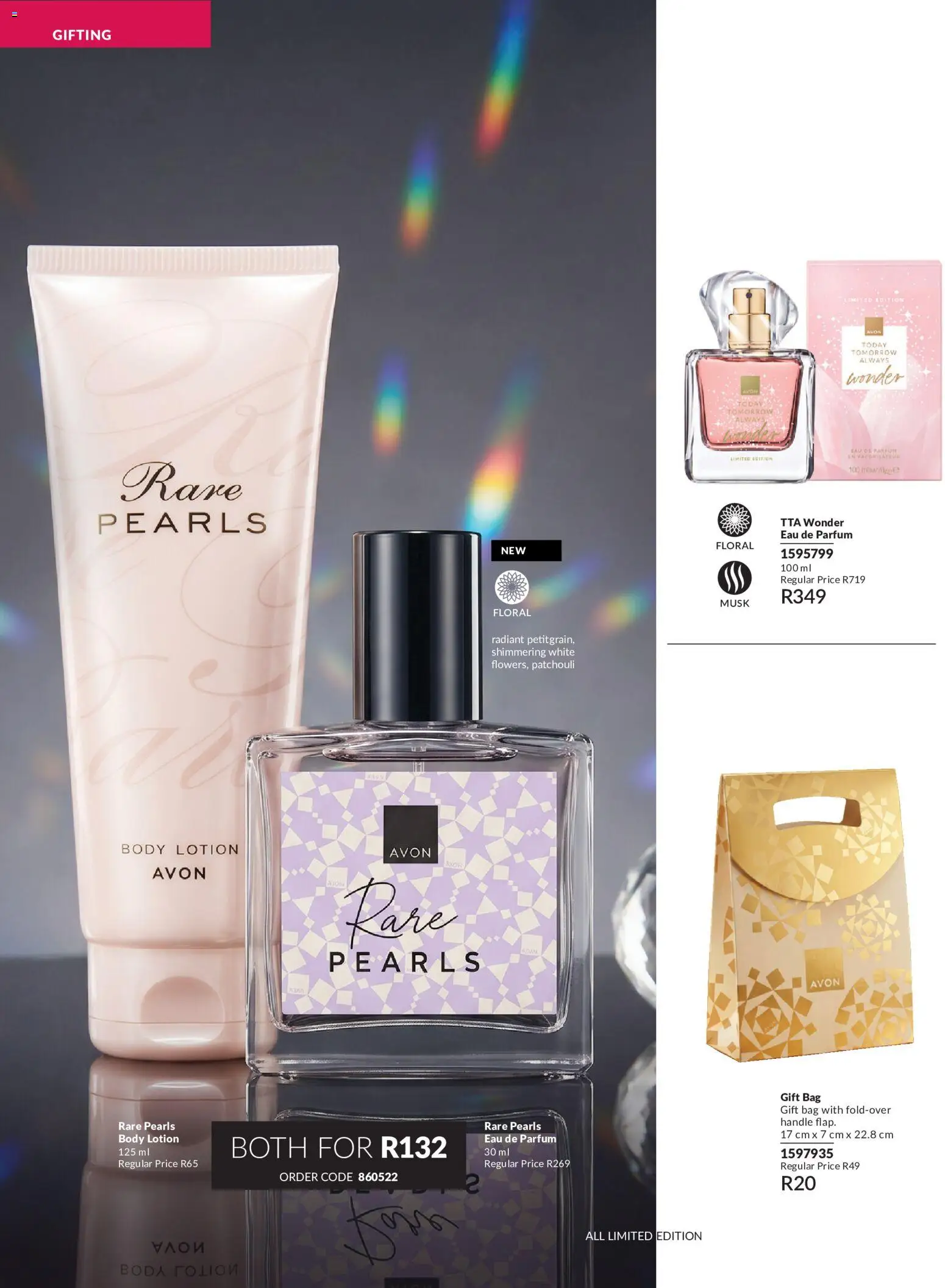 New Avon catalogue – valid from 01/10/2026 | Page: 20 | Products: Gift bag, Bag, Lotion