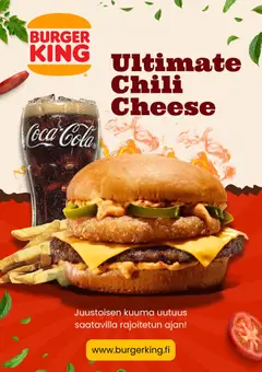 Burger King-mainoslehti voimassa 05/10/2026 alkaen
