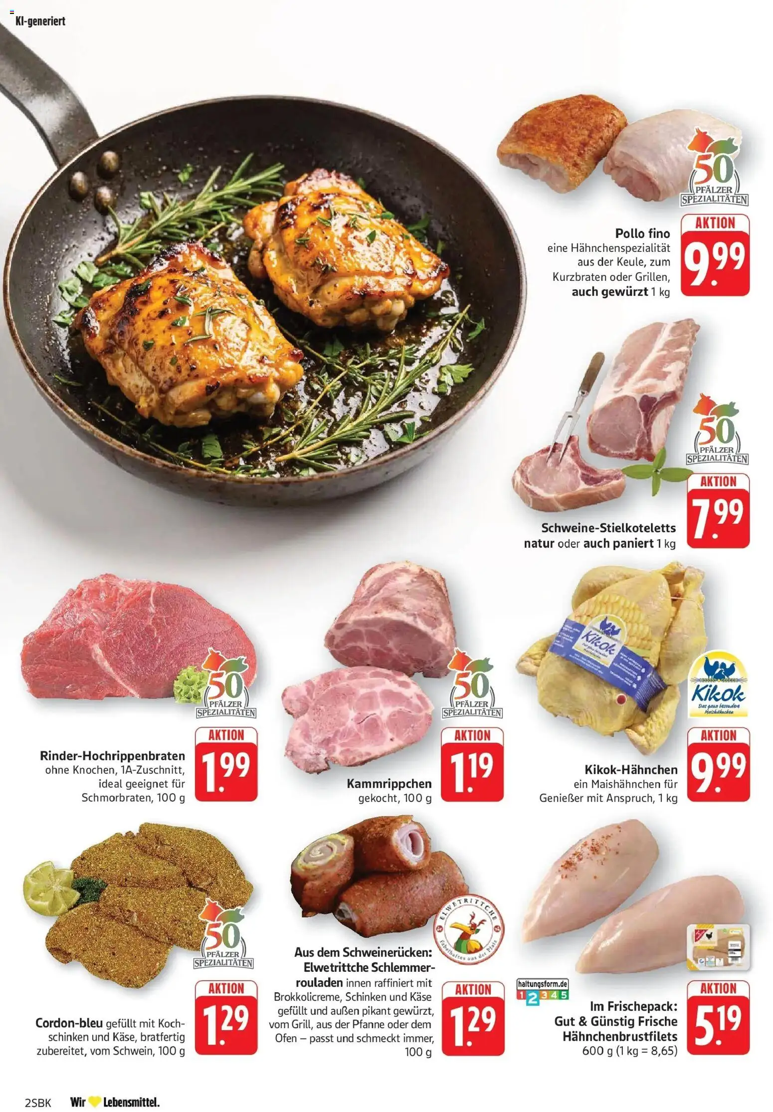 Edeka Prospekt Bruchsal (ab 21.09.2026) » Angebote Online | Seite: 2 | Produkte: Käse, Spezialitäten, Schweinerucken, Schinken