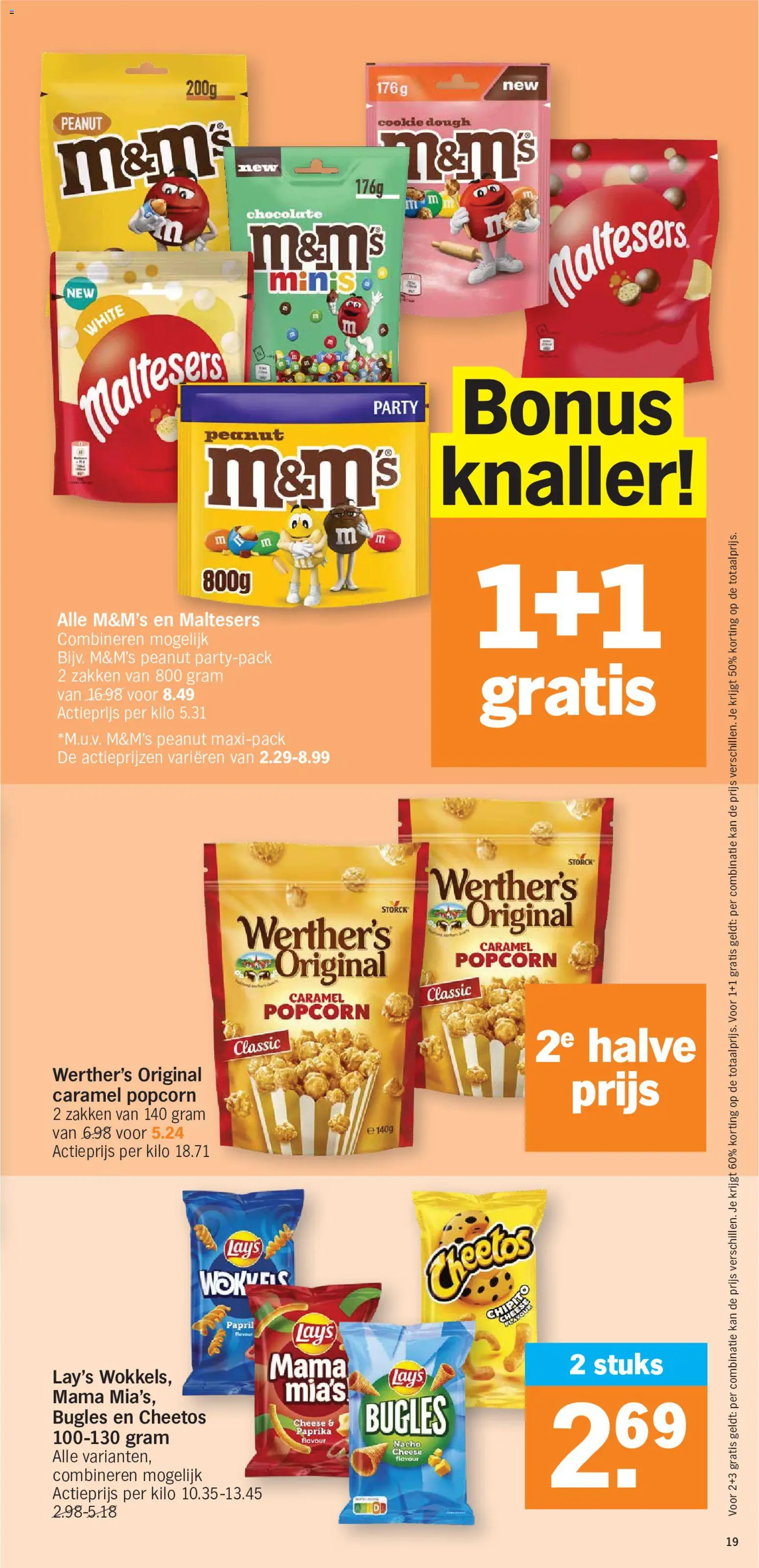 {H1} | Pagina: 19 | Producten: Paprika, Cheetos, Popcorn, Kan