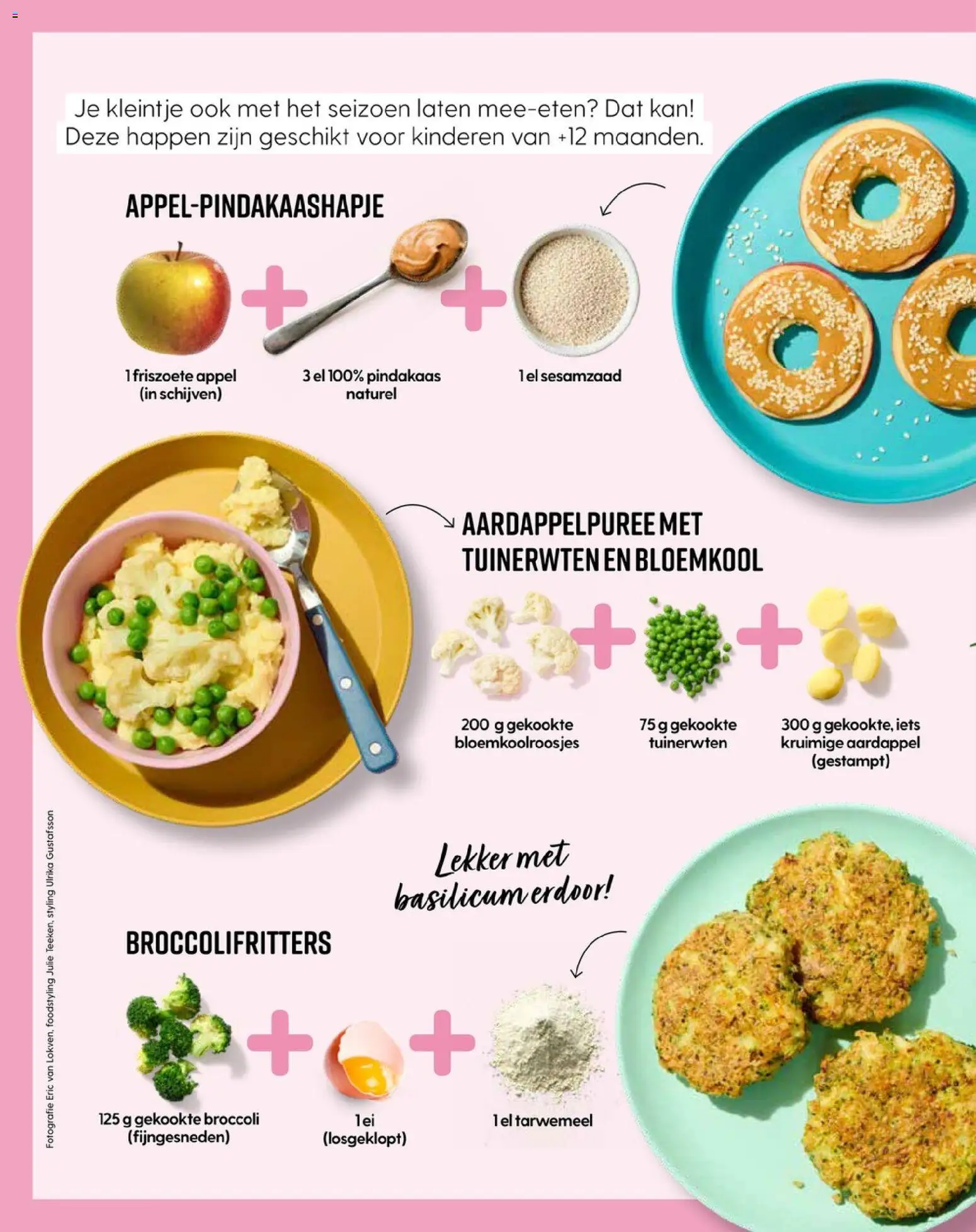{H1} | Pagina: 58 | Producten: Aardappel, Bloemkool, Kan, Pindakaas
