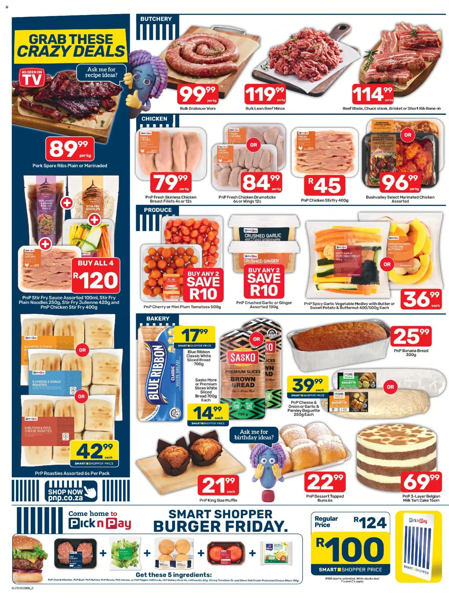New Pick n Pay catalogue – valid from 07/09/2026 | Page: 2 | Products: Milk, Beef, Sauce, Pepper