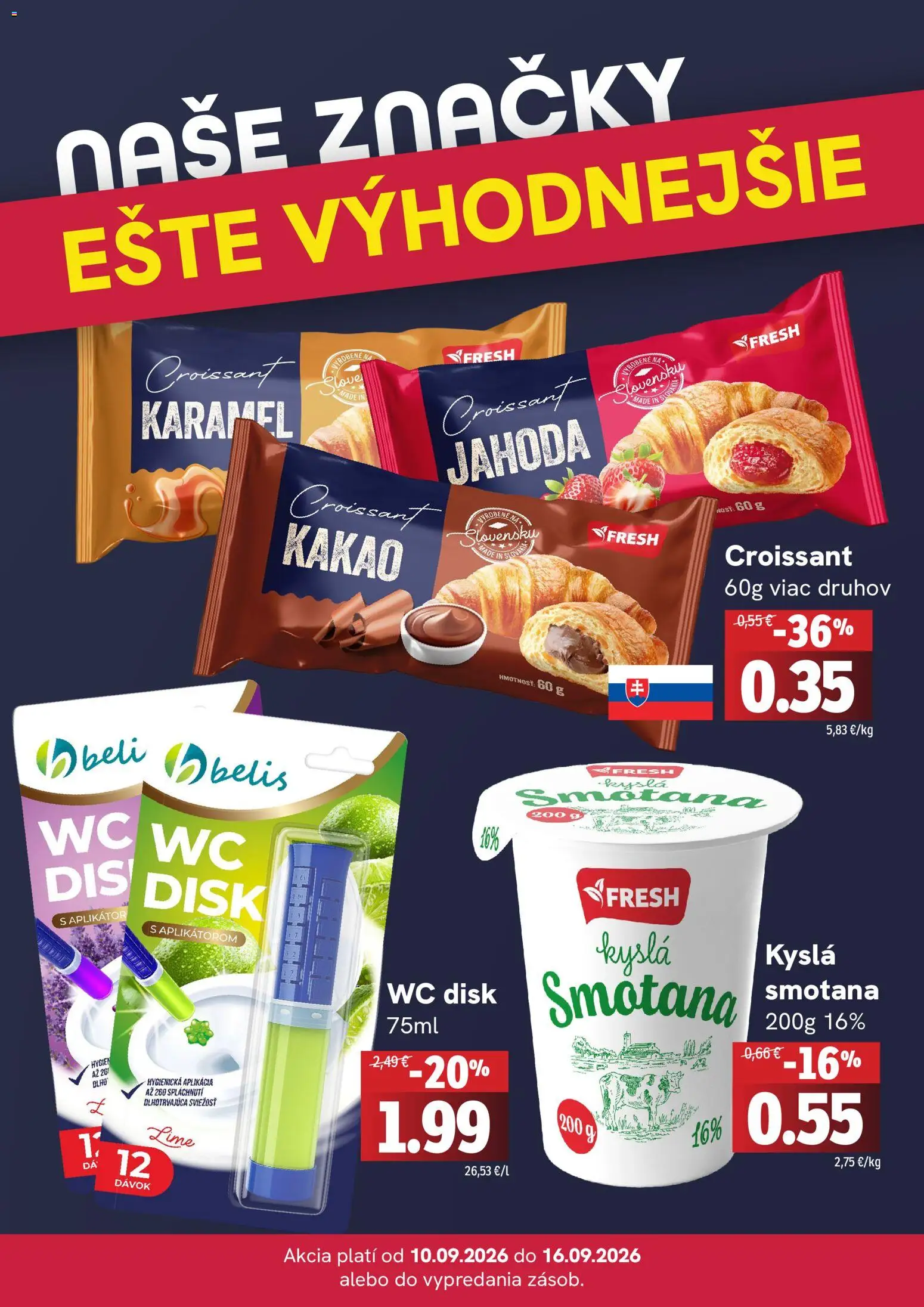 Nové Fresh akcie – leták je platný od 10.09.2026 | Strana: 4