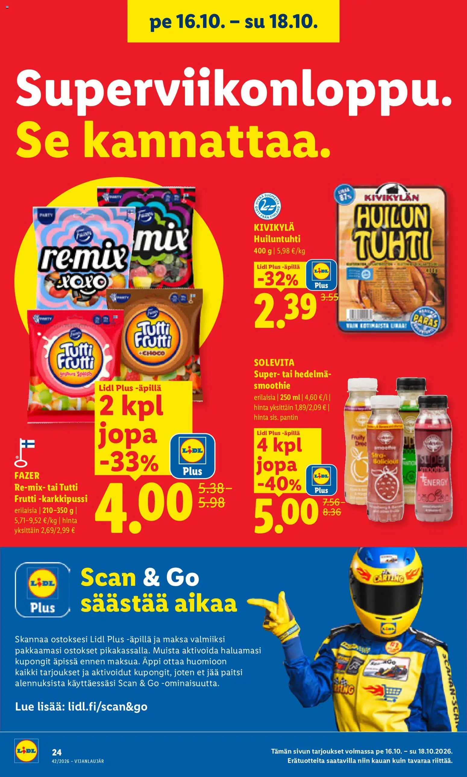Lidl tarjoukset – voimassa 15/10/2026 alkaen | Sivu: 22