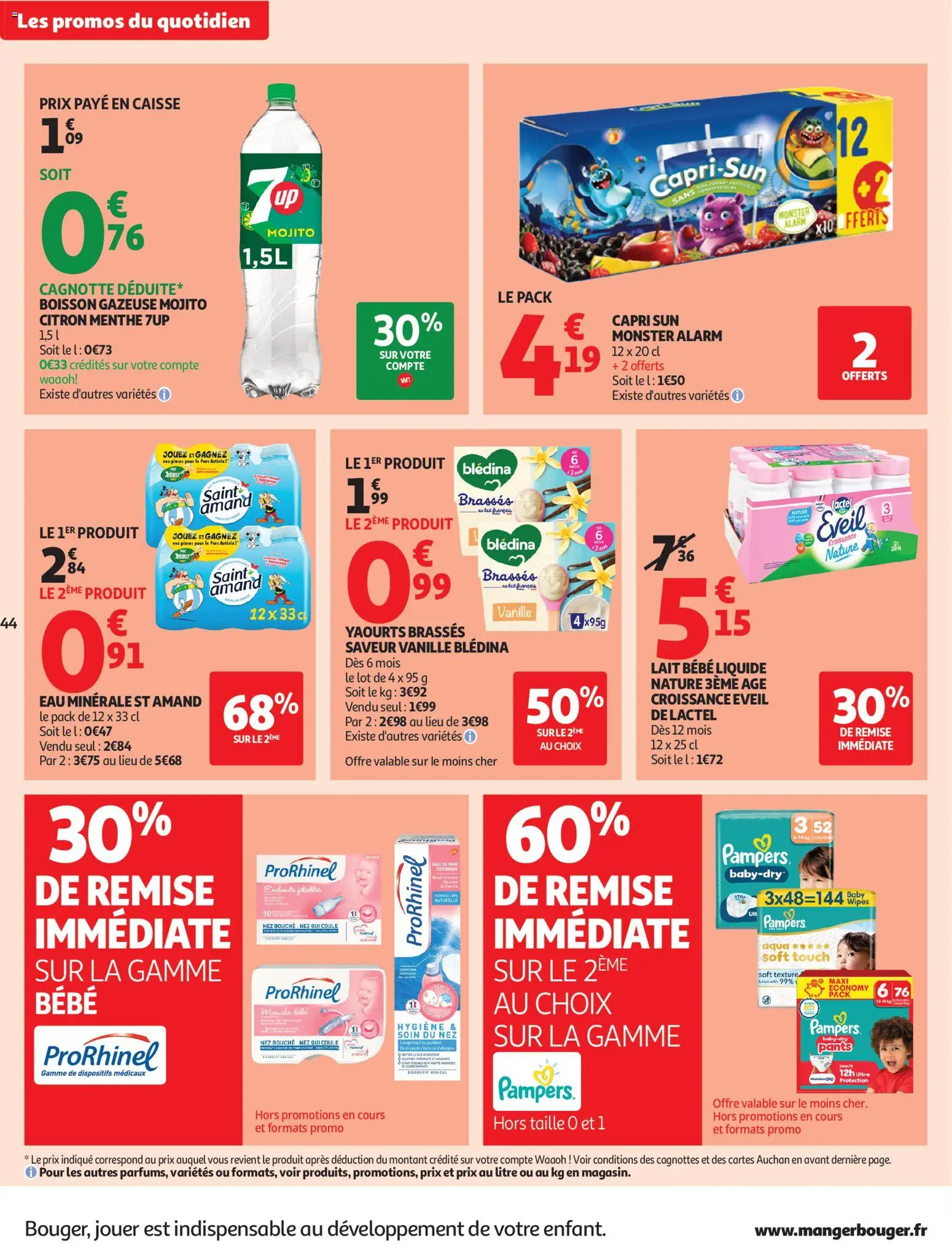 {H1} | Pagina: 44 | Producten: Monster, Pampers, 7up, La