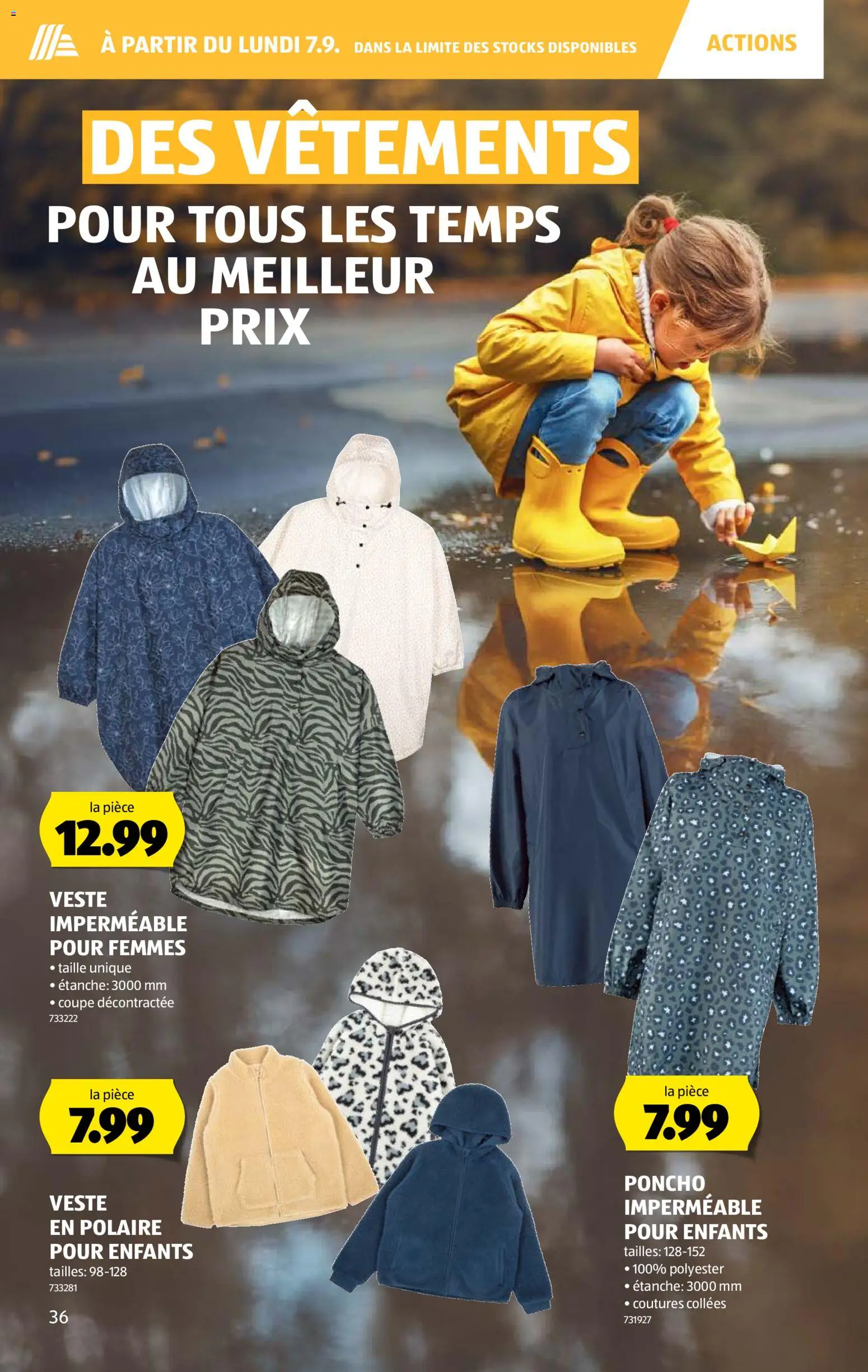 Aldi aktionen FR – gültig ab 03.09.2026 | Seite: 36 | Produkte: Poncho