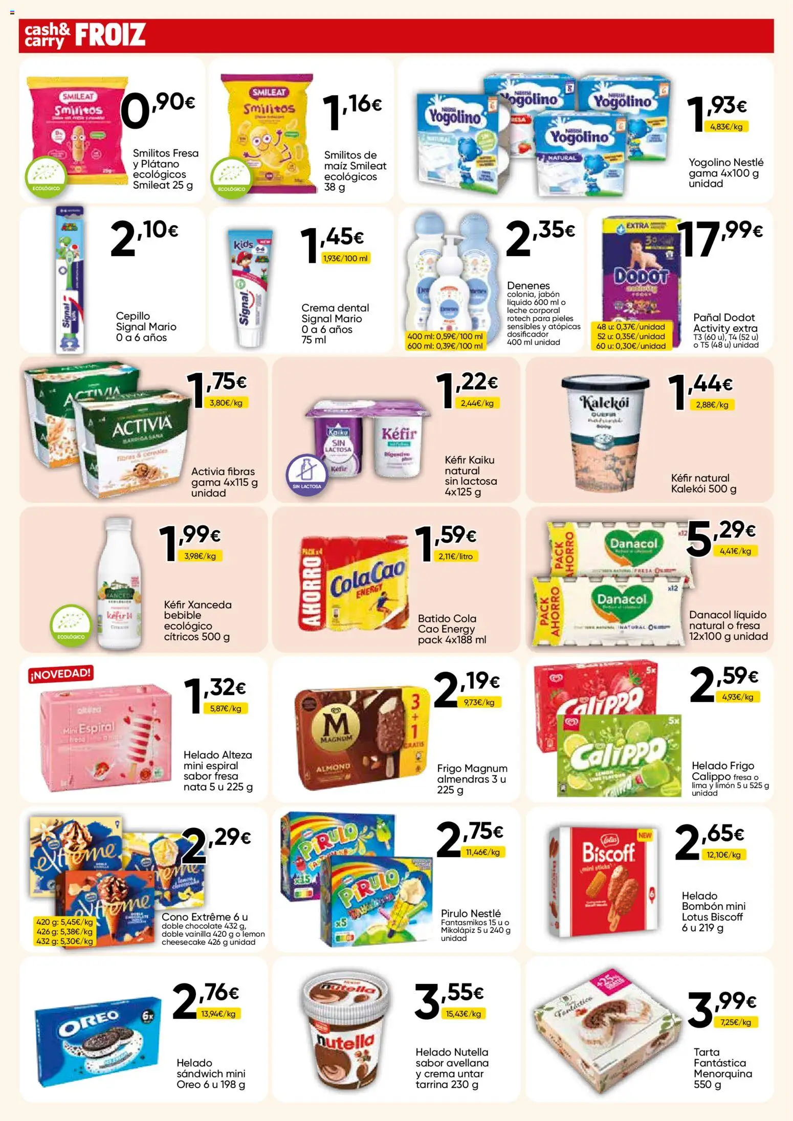 Froiz - Folleto Cash │ válido desde el 03.06.2026 | Página: 6 | Productos: Cepillo, Lima, Leche corporal, Crema