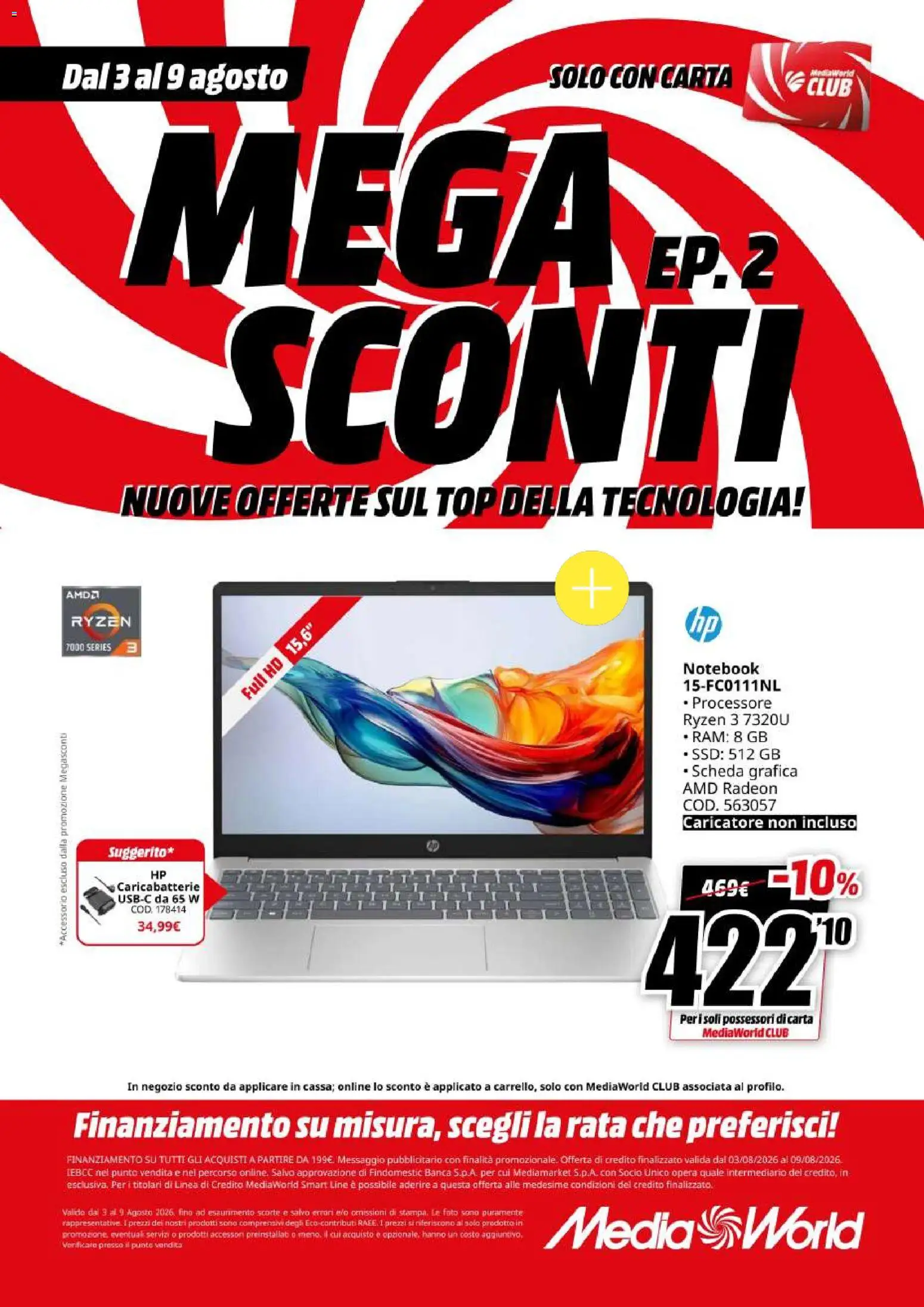 Volantino Media World del 03/08/2026 | Pagina: 18