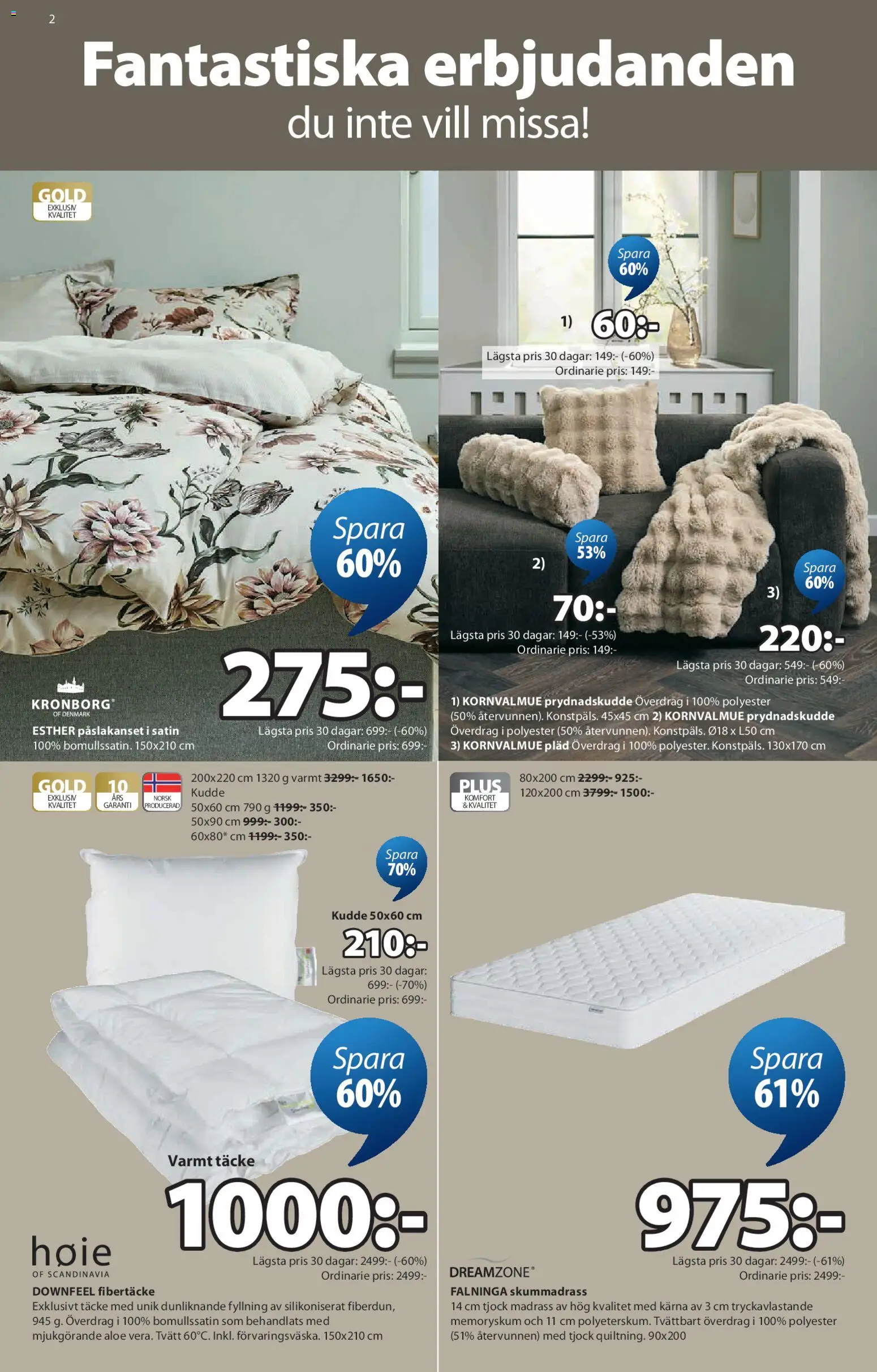 JYSK reklamblad aktuell från 07/09/2026 | Sida: 2
