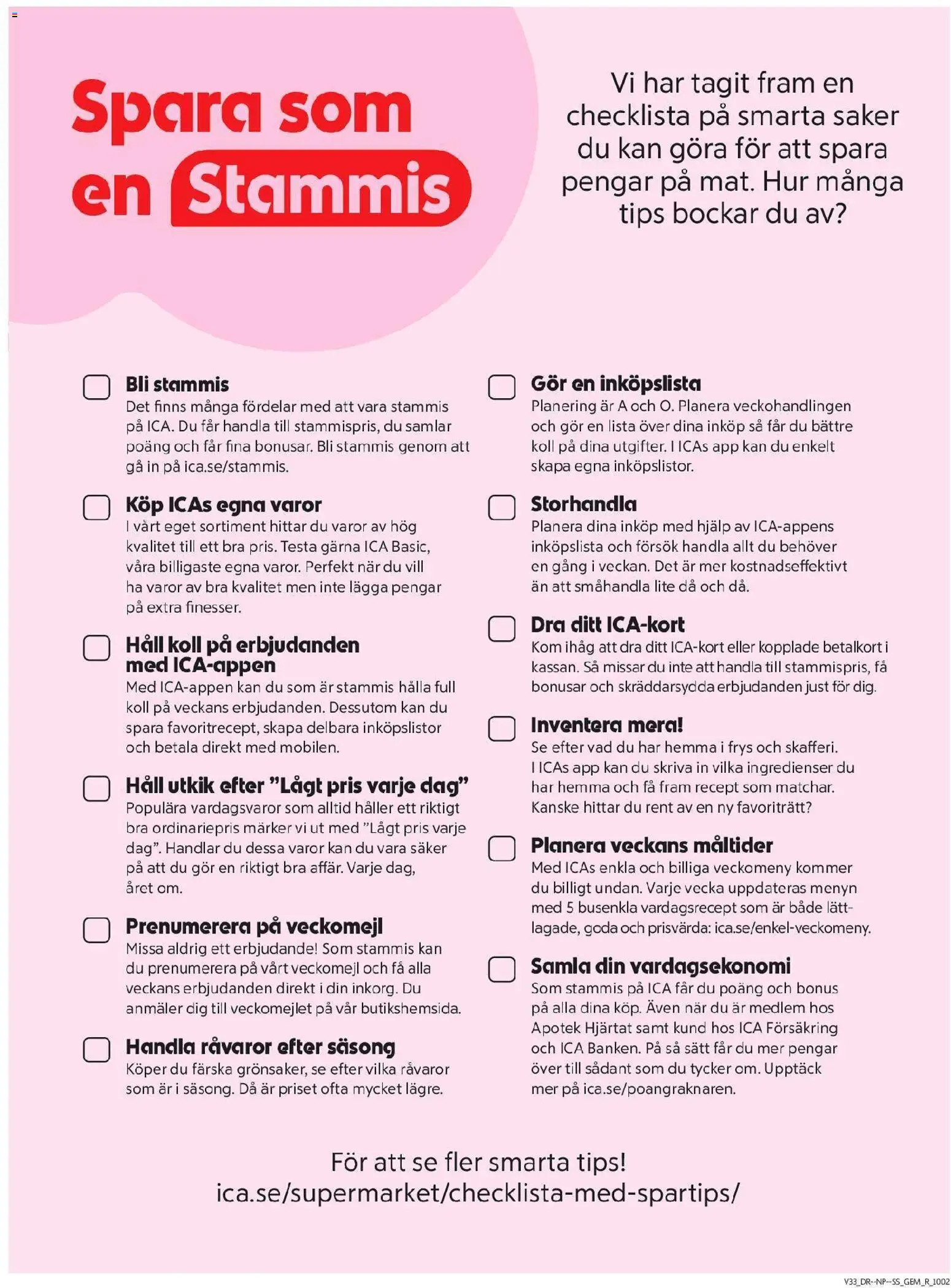 ICA Supermarket reklamblad aktuell från 10/08/2026 | Sida: 7 | Produkter: Ingredienser, Häll, Frys