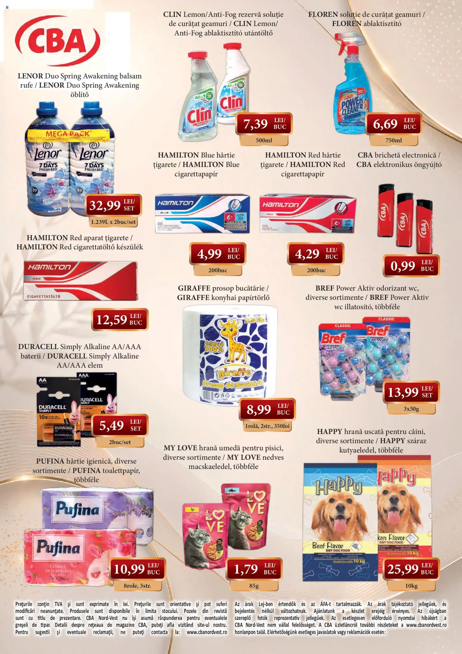 Noul catalog CBA – valabil de la 07.08.2026 | Pagină: 8 | Produse: Bucătărie, Baterii, Balsam