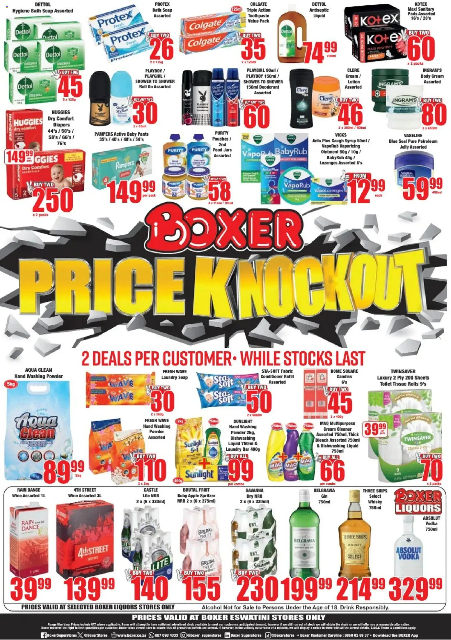 New Boxer catalogue – valid from 05.06.2026 | Page: 8 | Products: Cough syrup, Conditioner, Washing powder, Paper