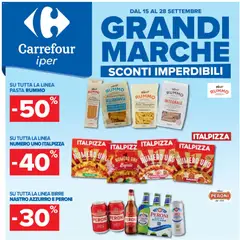 Anteprima del volantino Carrefour volantino Iper Grandi Marche valido a partire dal 15/09/2026