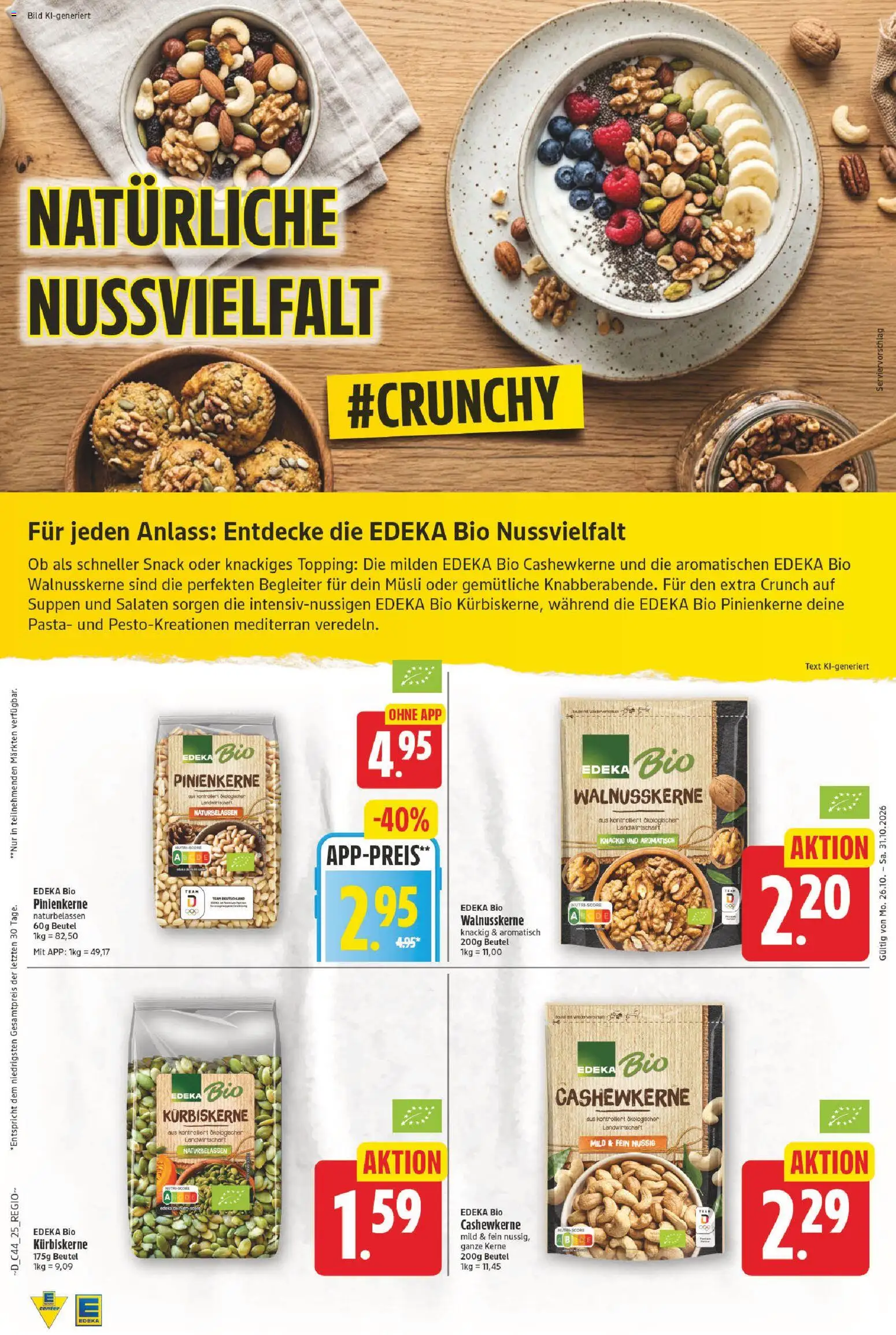 E center Prospekt – gültig ab 26.10.2026 | Seite: 25 | Produkte: Musli, Pasta