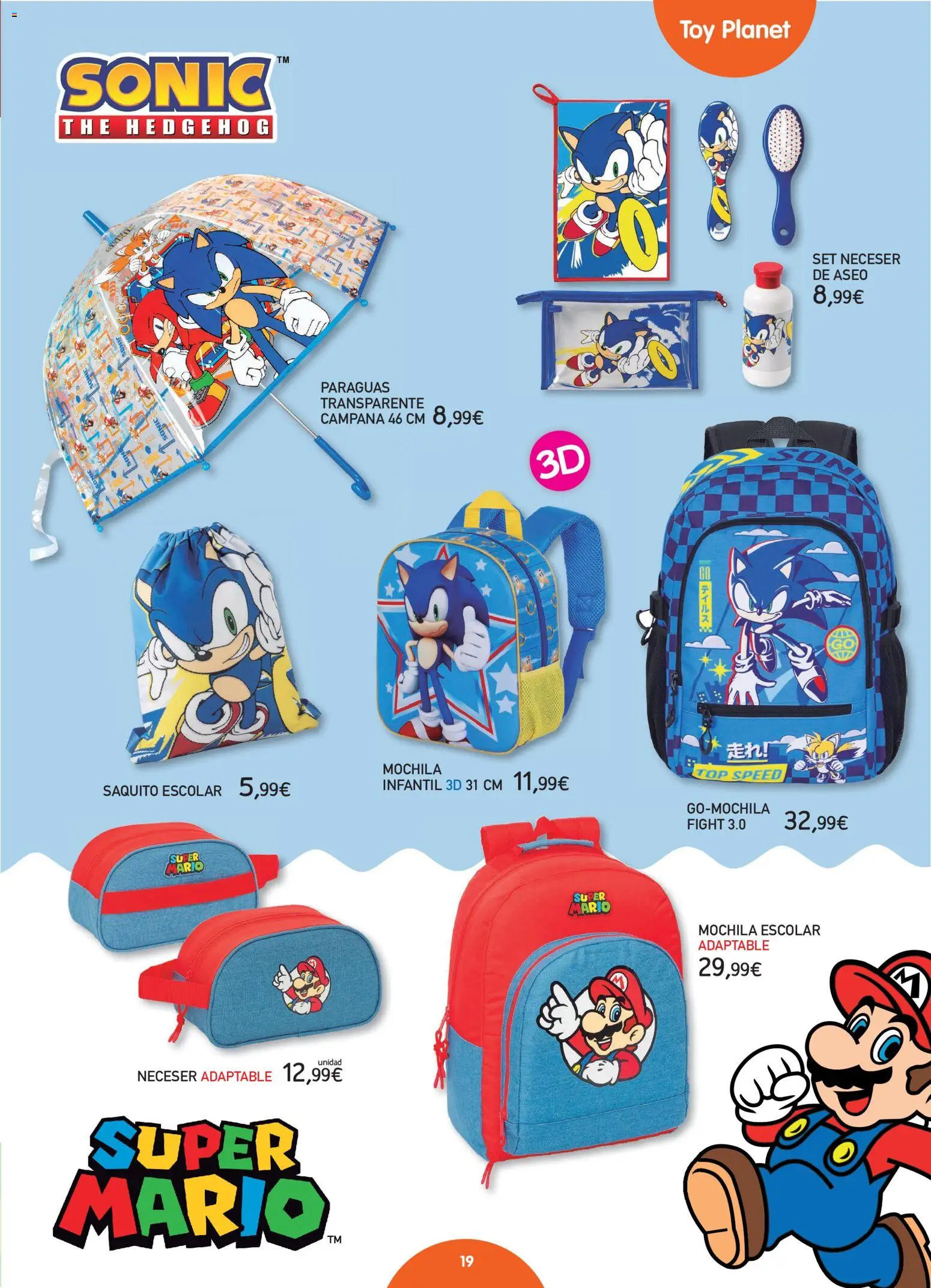 Toy Planet catálogo de Vuelta a Clase │ válido desde el 10/08/2026 | Página: 19 | Productos: Mochila, Neceser