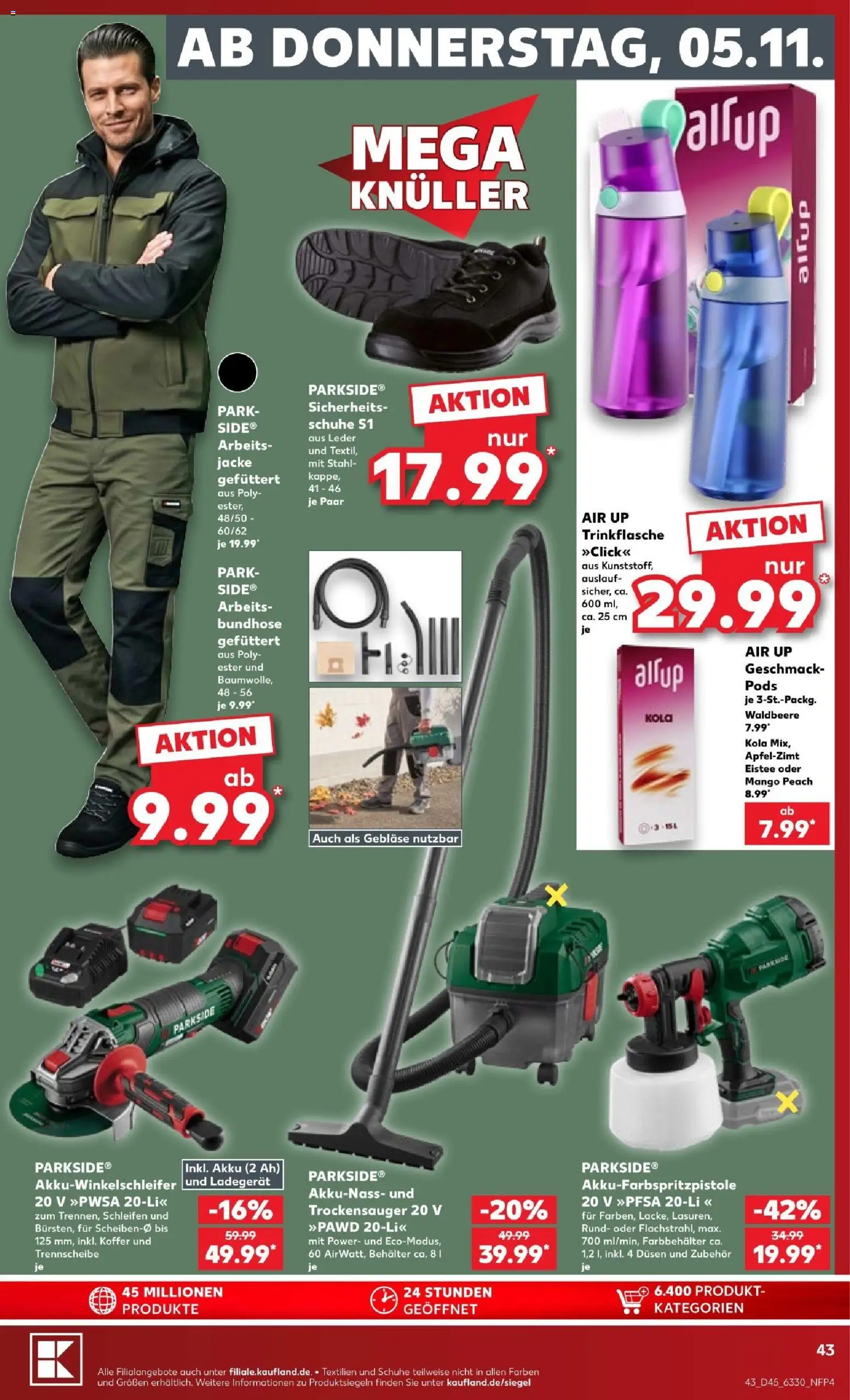 Kaufland Prospekt Hamburg – gültig ab 31.10.2026 | Seite: 43 | Produkte: Mango, Jacke, Koffer, Ladegerät