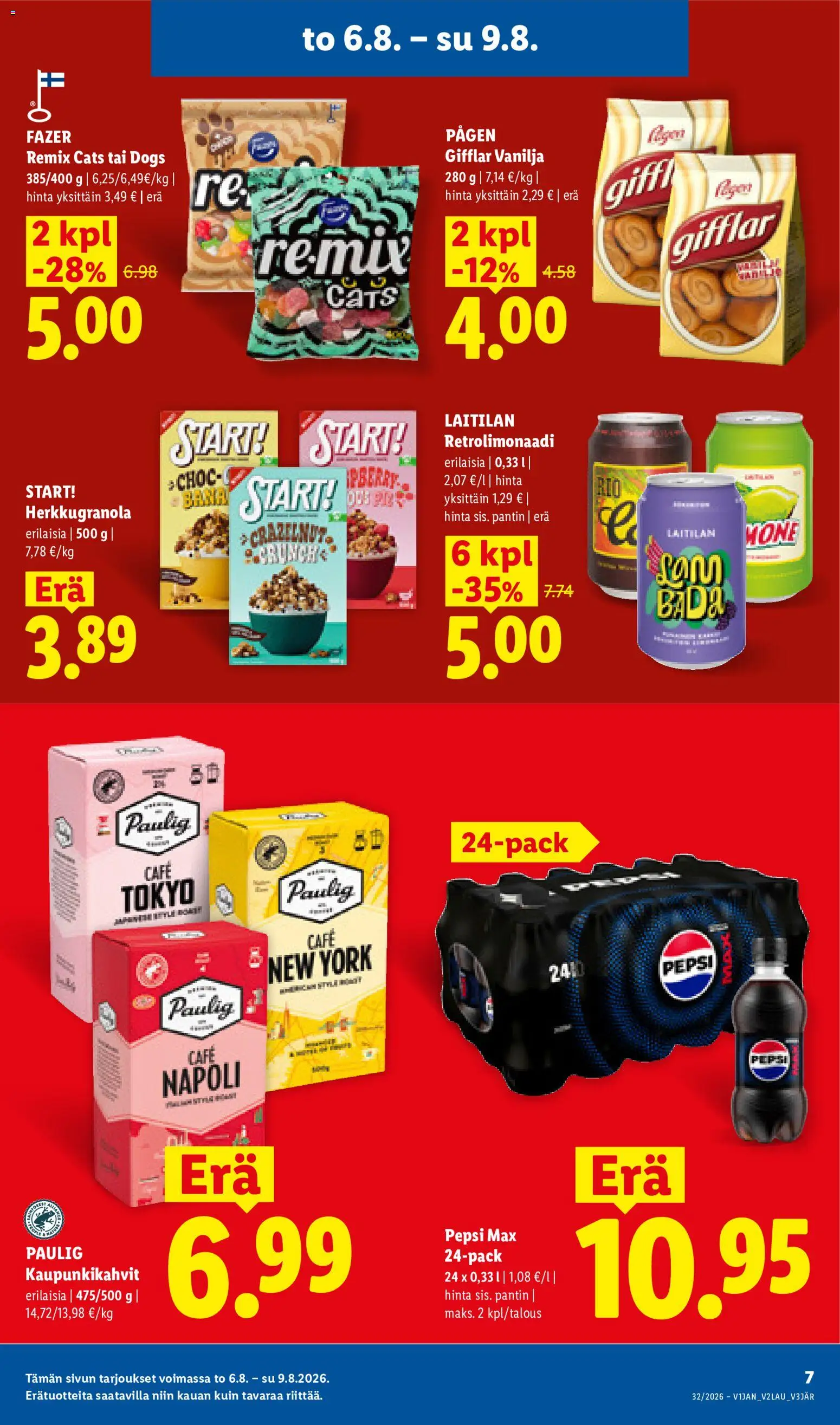Lidl tarjoukset - Helsinki – voimassa 06/08/2026 alkaen | Sivu: 7