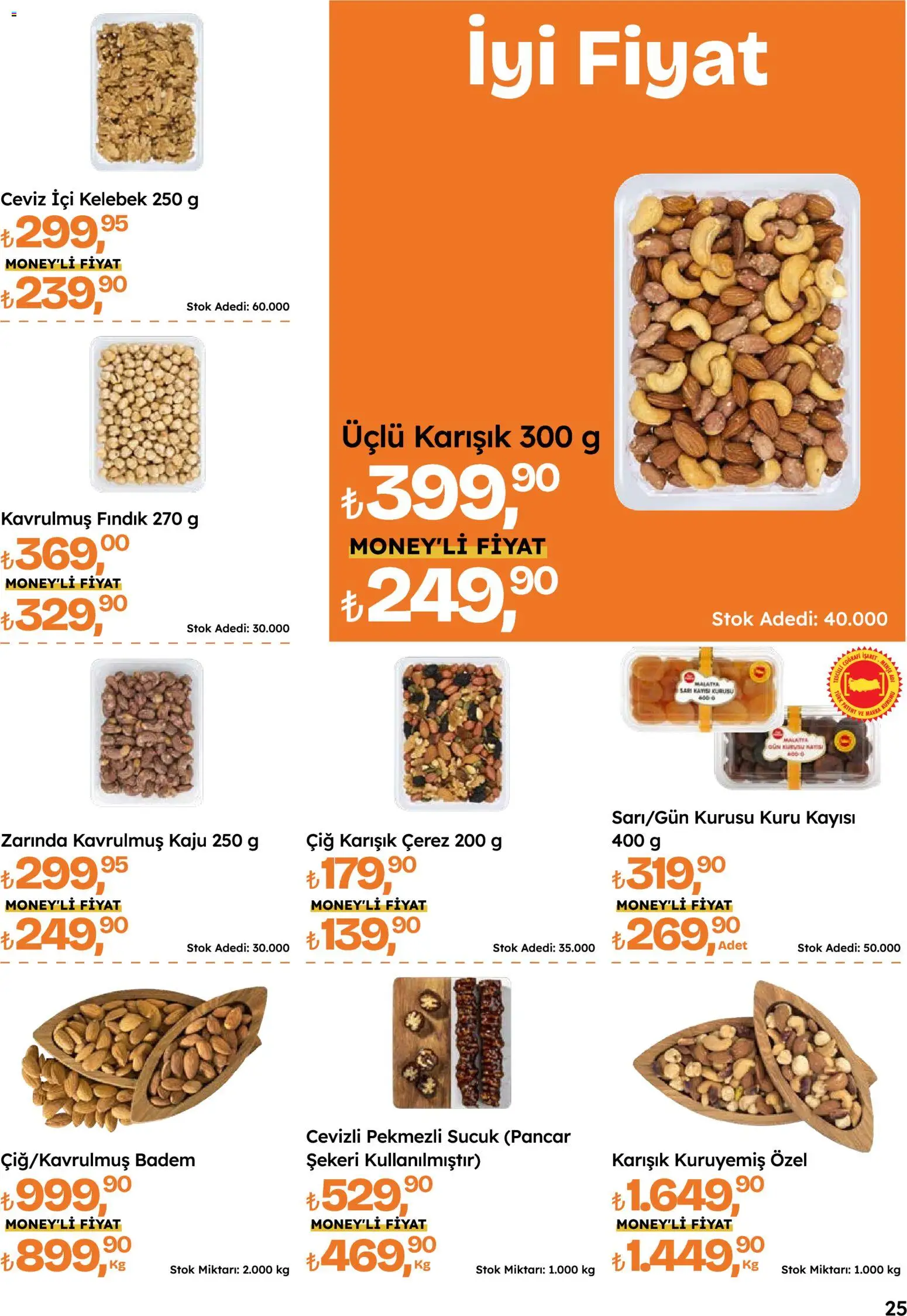Migros Katalog - 5M Migroskop Dijital - 10 Eylül 2026 tarihinden itibaren geçerlidir | Sayfa: 25 | Ürünler: Badem, Kayısı, Ceviz, Sucuk