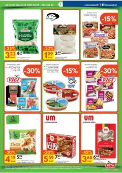 ČIA MARKET leidinys galioja nuo 09.06.2026 | Puslapis: 7 | Prekių: Kiaulienos, Viščiukų, Žuvis
