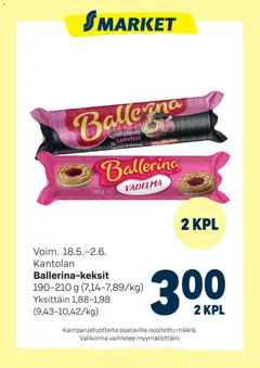 S-market-mainoslehti voimassa 18.05.2026 alkaen