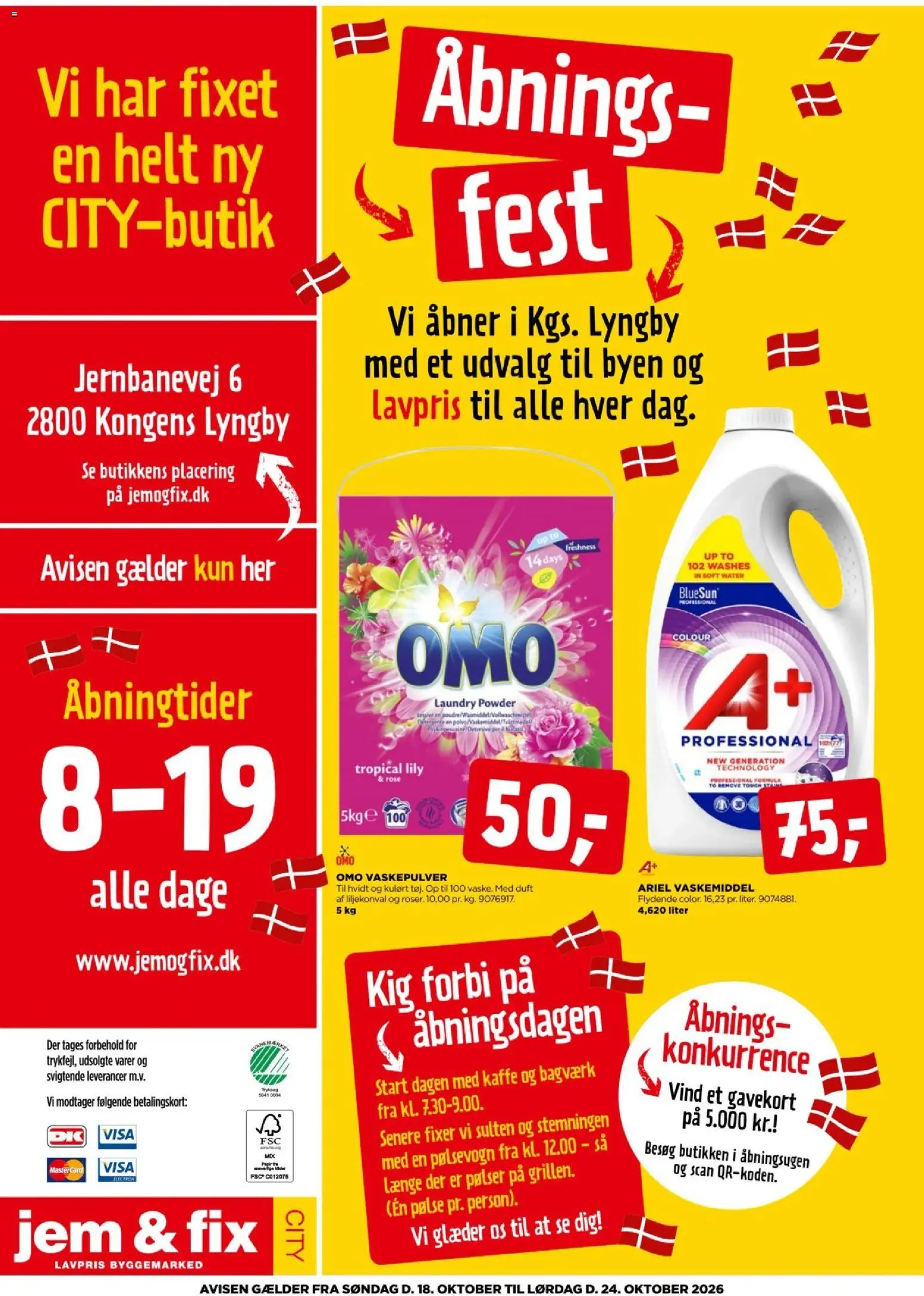 Jem & fix tilbudsavis – gyldig fra 18/10/2026 | Side: 16 | Produkter: Duft, Kaffe, Pølser, Vaskepulver