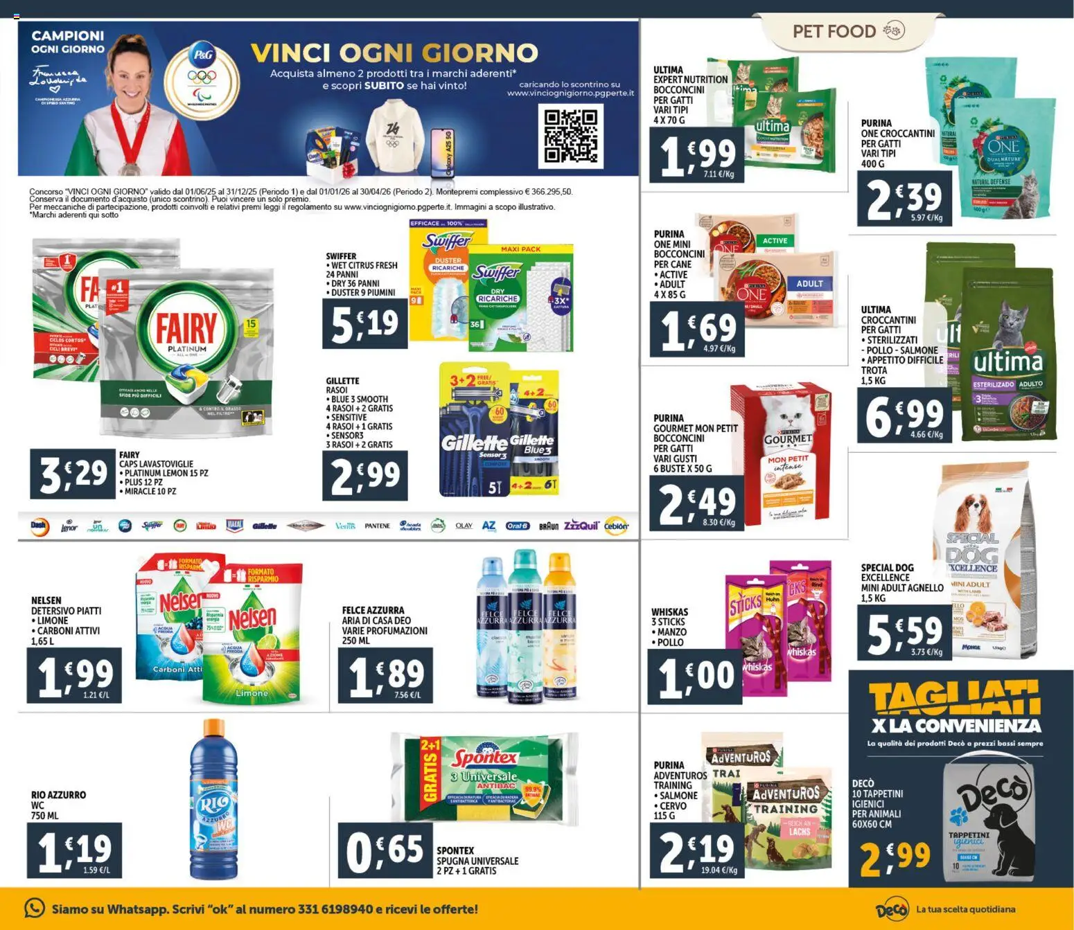 Volantino Decò del 06.03.2026 | Pagina: 19 | Prodotti: Spugna, Salmone, Manzo, Lavastoviglie