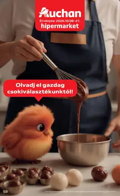 Auchan Csokoládé ajánlatok - amely érvényes a következő dátumtól: 2026.10.08.