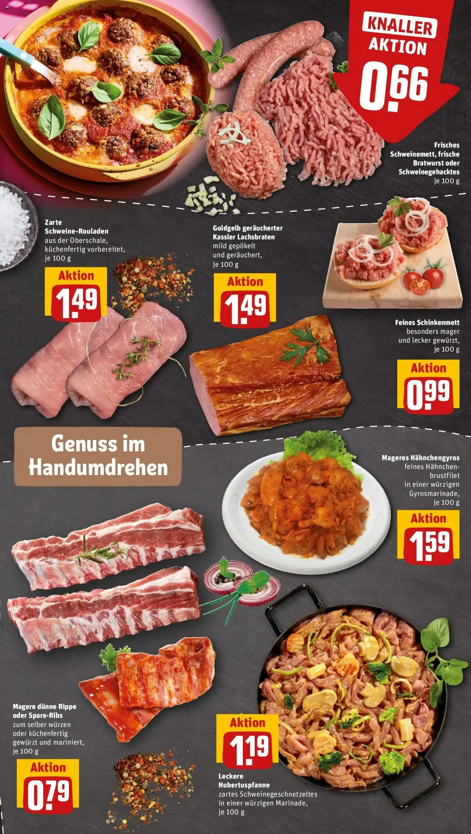 REWE Prospekt ab 19.10.2026 zum Blättern » Angebote | Seite: 9 | Produkte: Hahnchen, Bratwurst