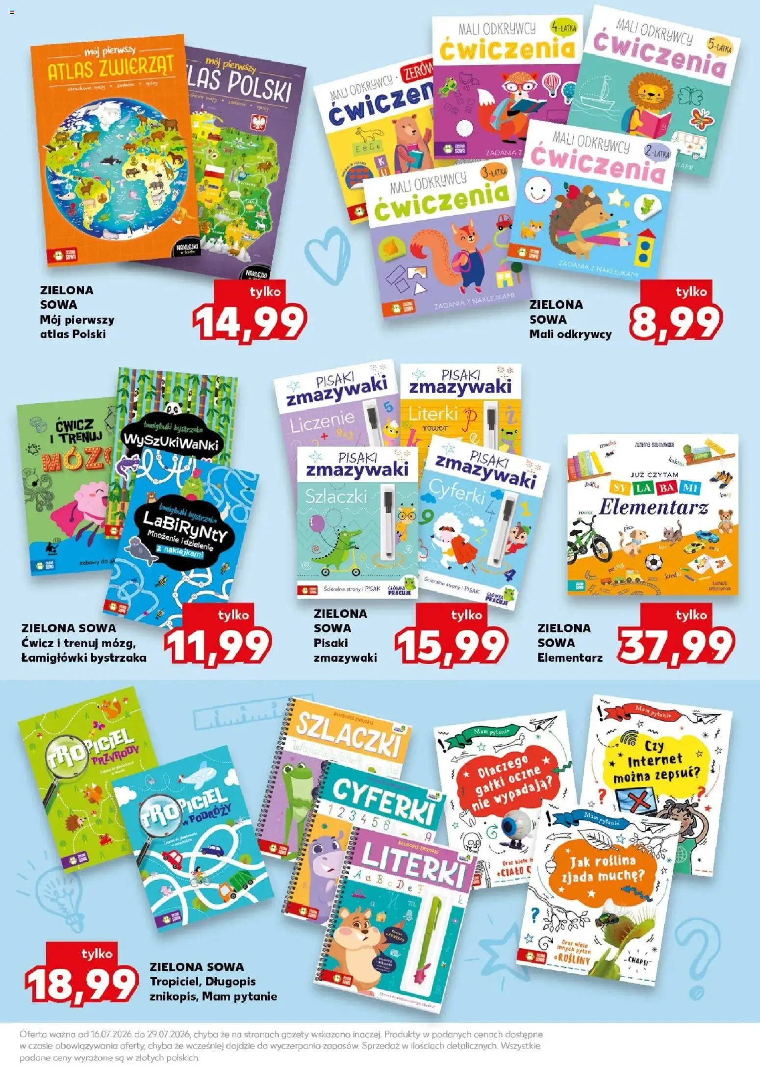 Kaufland gazetka - Katalog artykułów szkolnych od 16.07.2026 | Strona: 27 | Produkty: Gazety, Półka, Naklejki, Rosliny
