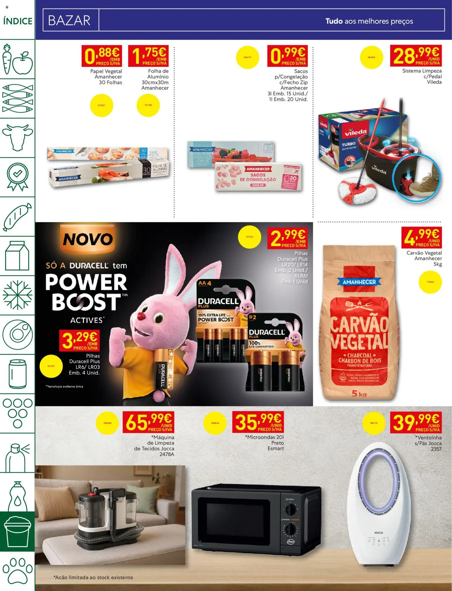 Recheio folheto Madeira │ válido de 09.06.2026 | Página: 38 | Produtos: Carvão vegetal, Pilhas