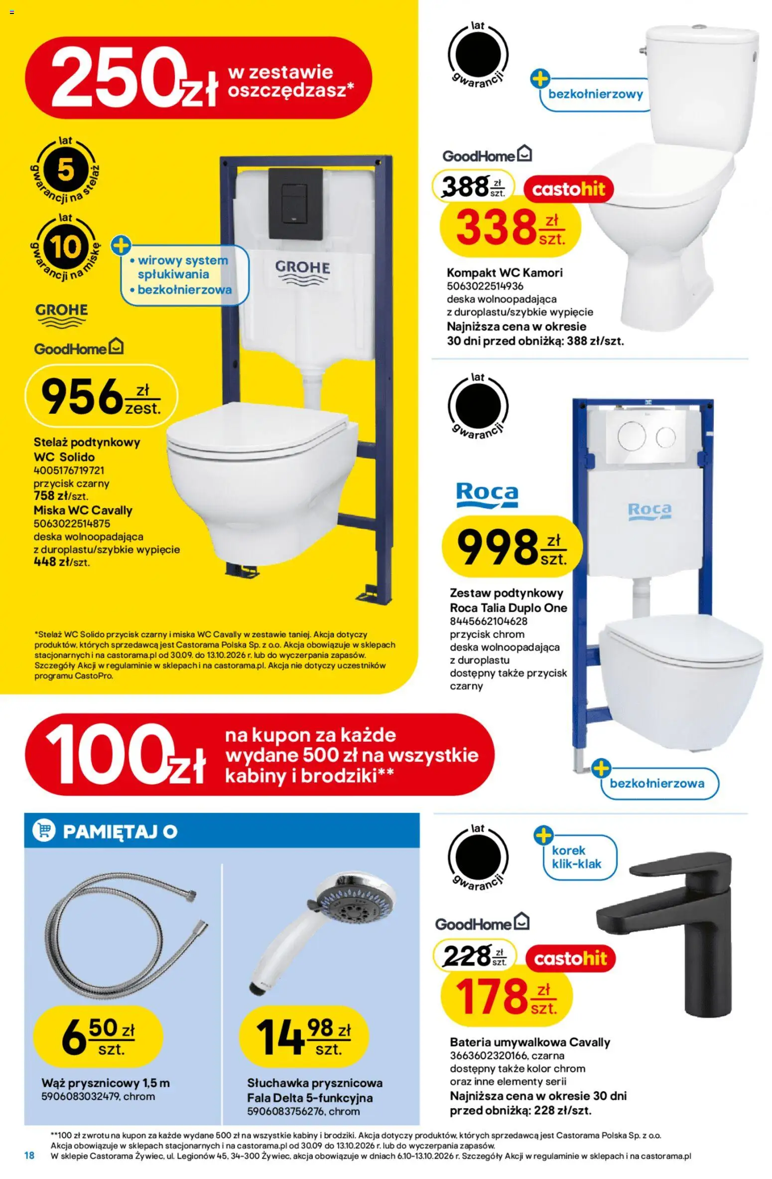 Castorama gazetka od 30.09.2026 | Strona: 18 | Produkty: Bateria, Duplo