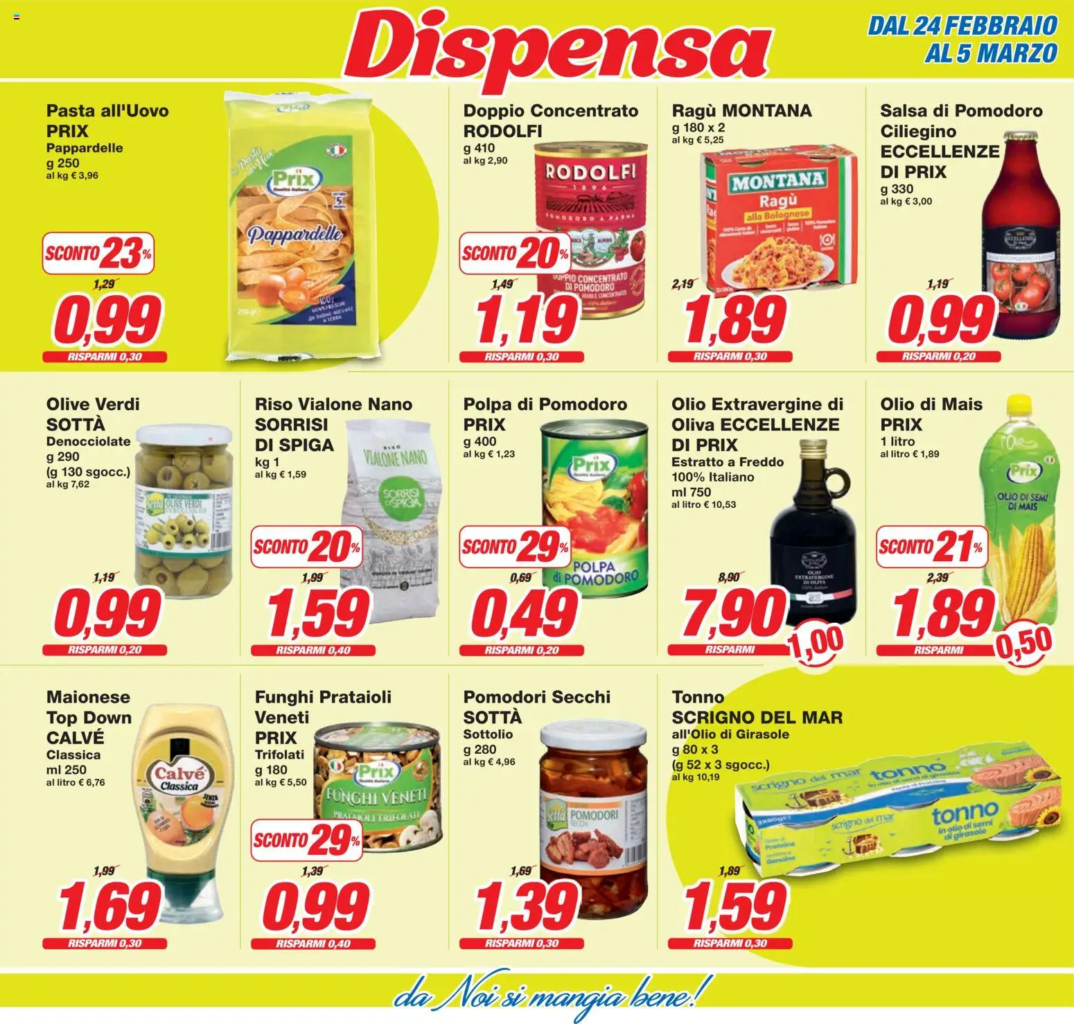 Volantino Prix del 24.02.2026 | Pagina: 15 | Prodotti: Riso, Olive, Pomodori, Pomodori secchi