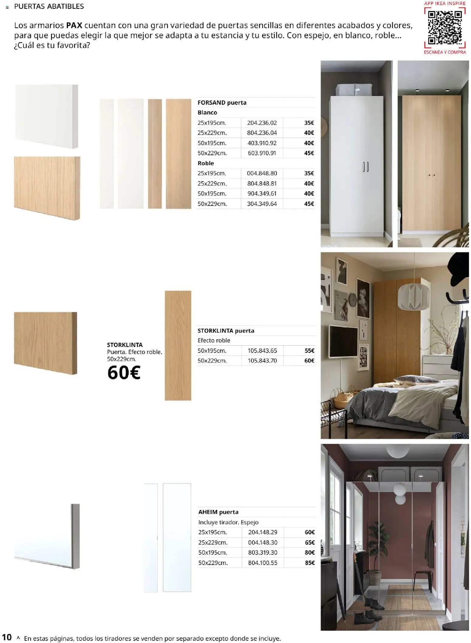 IKEA - Pax │ válido desde el 01/09/2026 | Página: 10 | Productos: Espejo, Puertas