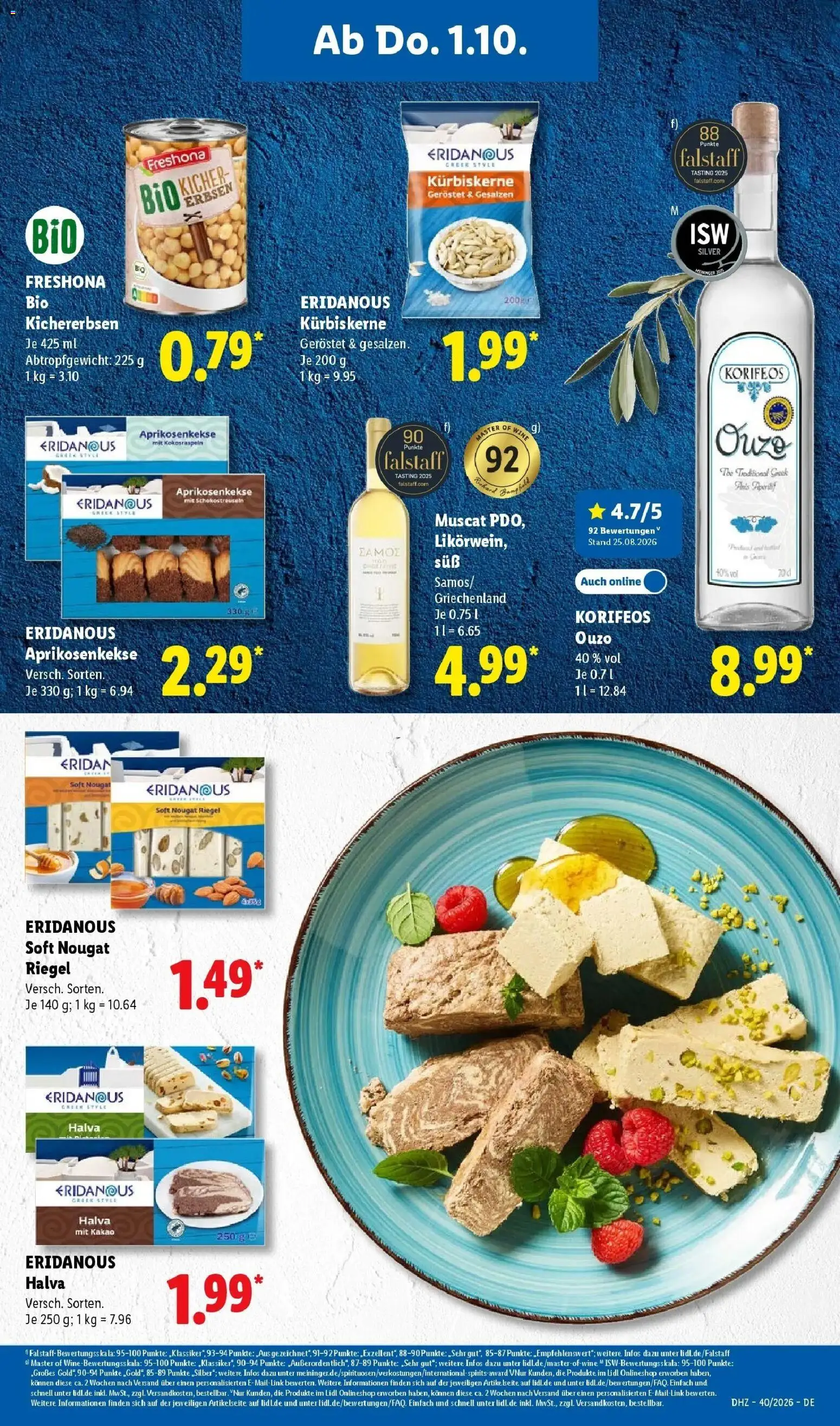 Lidl Prospekt Enkenbach-alsenborn – gültig ab 28.09.2026 | Seite: 59 | Produkte: Ouzo, Erbsen