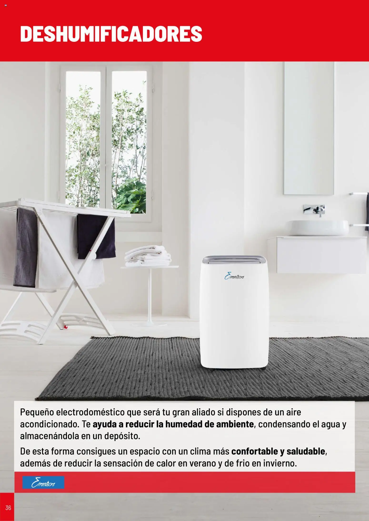 Brico Depôt Catálogo Climatización 2026 │ válido desde el 04/05/2026 | Página: 36 | Productos: Té, Agua