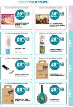 Super U - Prévisualisation de Super U - Ma sélection Carte U Juin valide à partir de 01.06.2026 | Page: 33 | Produits: Téléphone, Smartphone, Brosse, Fromage