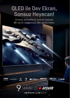 01.06.2026 tarihinden itibaren geçerli olan Arçelik kataloğu önizlemesi | Sayfa: 81 | Ürünler: TV