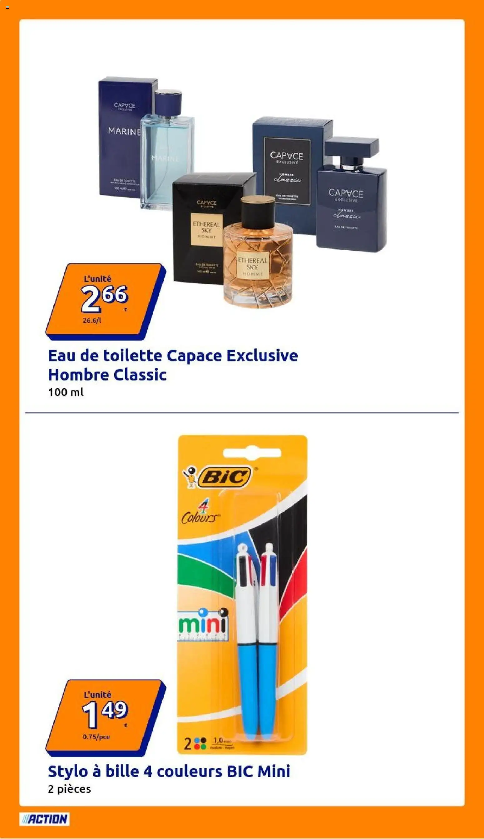 {H1} | Page: 10 | Produits: Eau de toilette, Stylo