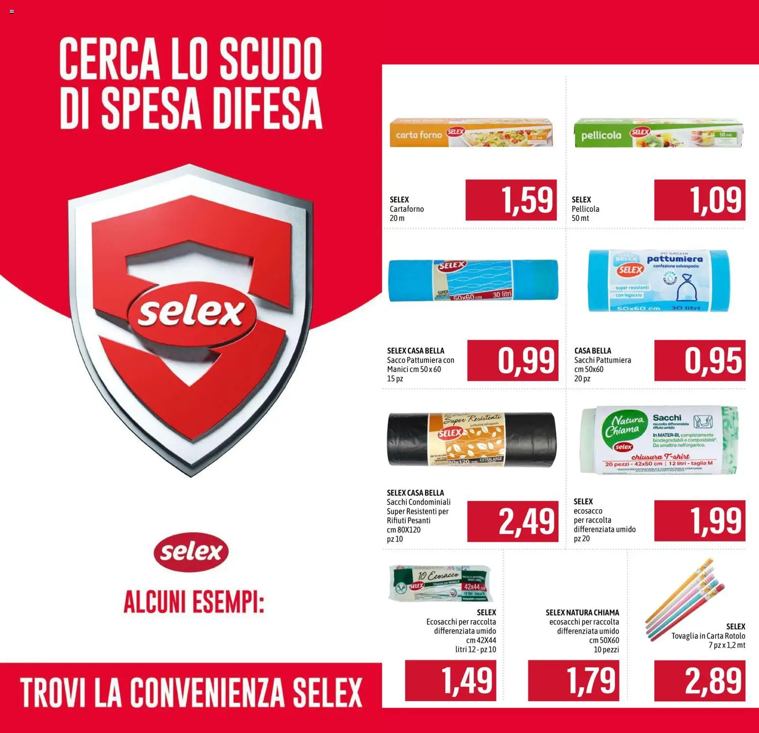 Volantino EMI del 04.06.2026 | Pagina: 26 | Prodotti: Pattumiera, Pellicola, Carta forno, Tovaglia