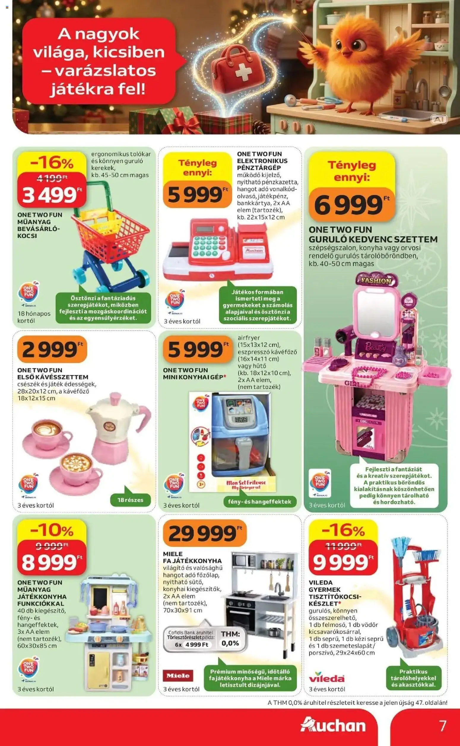 Auchan Karácsonyi ajánlataink Kecskemét - 2026.10.22. -tól/töl > akció, lapozható szórólap 🛍️ | Oldal: 7 | Termékek: Kávéfőző, Vödör, Márka, Vileda