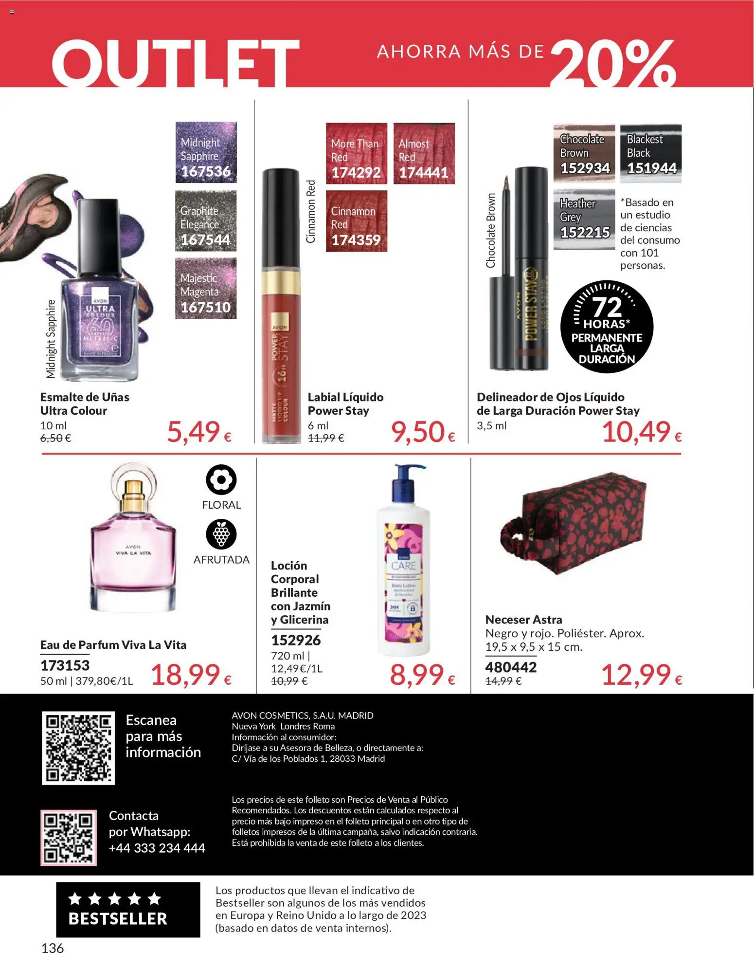 Catálogo AVON campaña 6 │ válido desde el 01.06.2026 | Página: 136 | Productos: Loción corporal, Body, Eau de parfum, Neceser