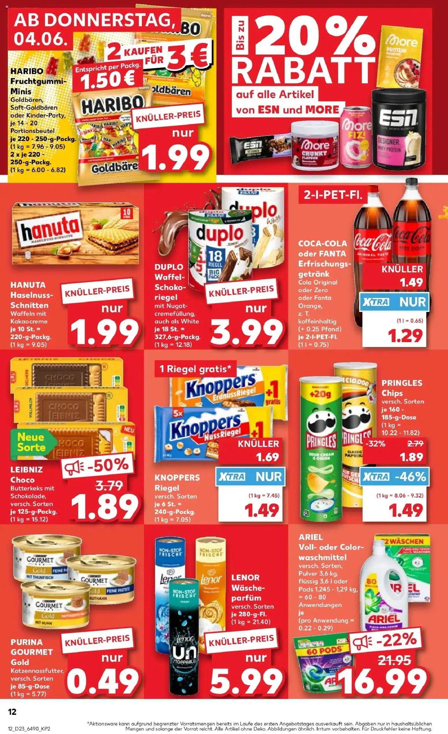 Kaufland Prospekt Berlin – gültig ab 01.06.2026 | Seite: 19 | Produkte: Coca cola, Fanta, Knoppers, Duplo riegel