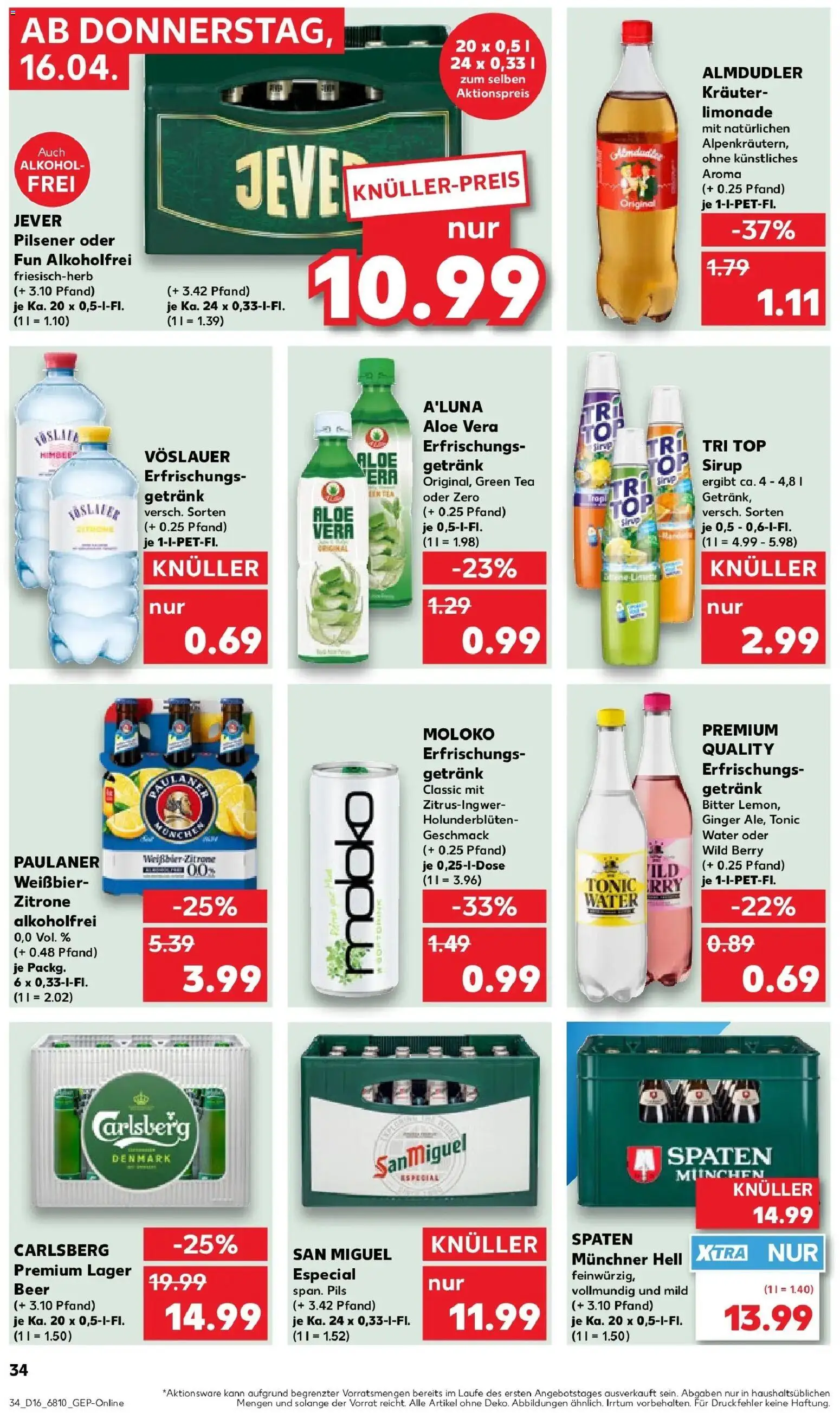 Kaufland Prospekt Sindelfingen	 – gültig ab 13.04.2026 | Seite: 46 | Produkte: Top, Weißbier, Limonade, Zitrone
