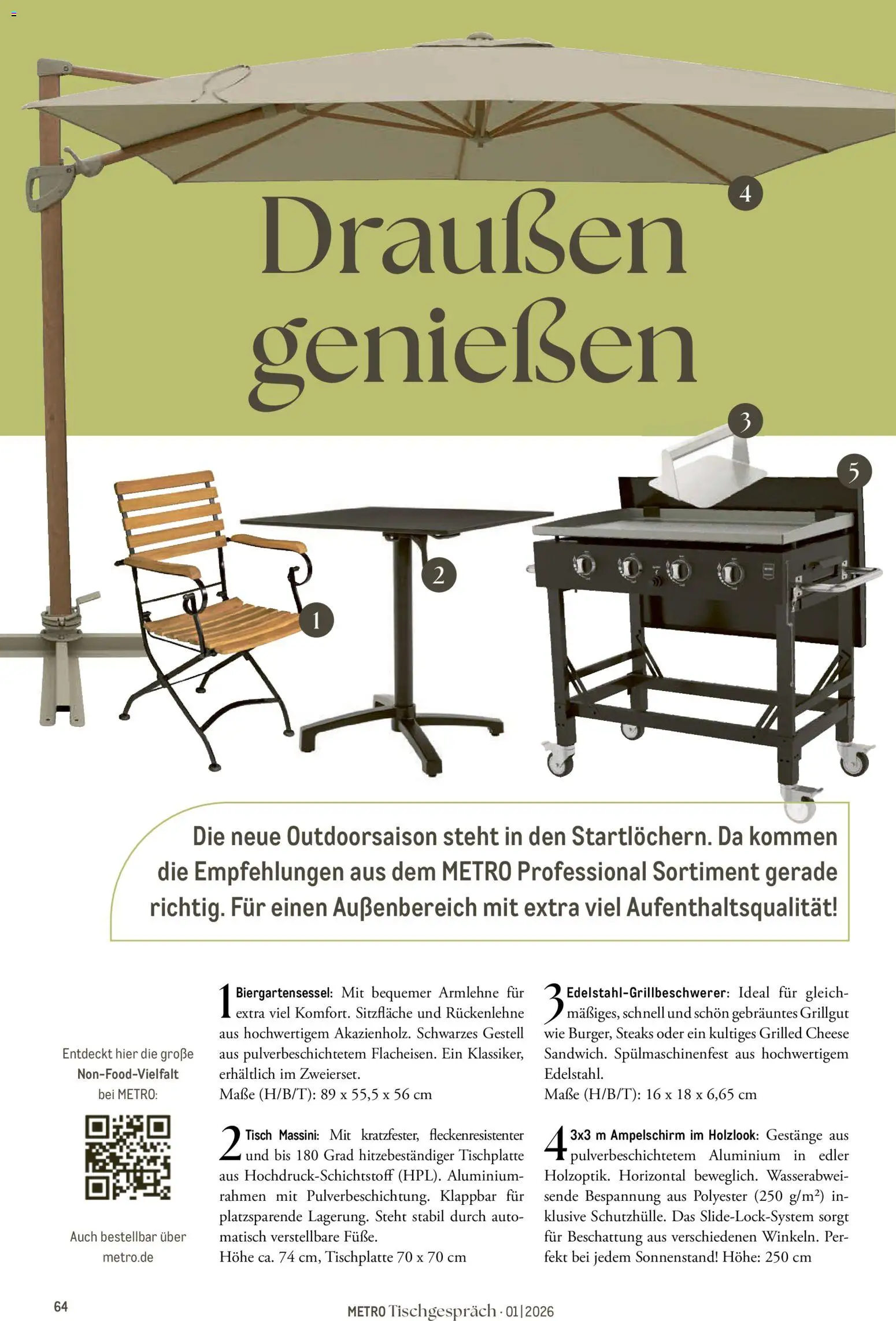 Metro Tischgespräch – gültig ab 01.02.2026 | Seite: 64 | Produkte: Tisch