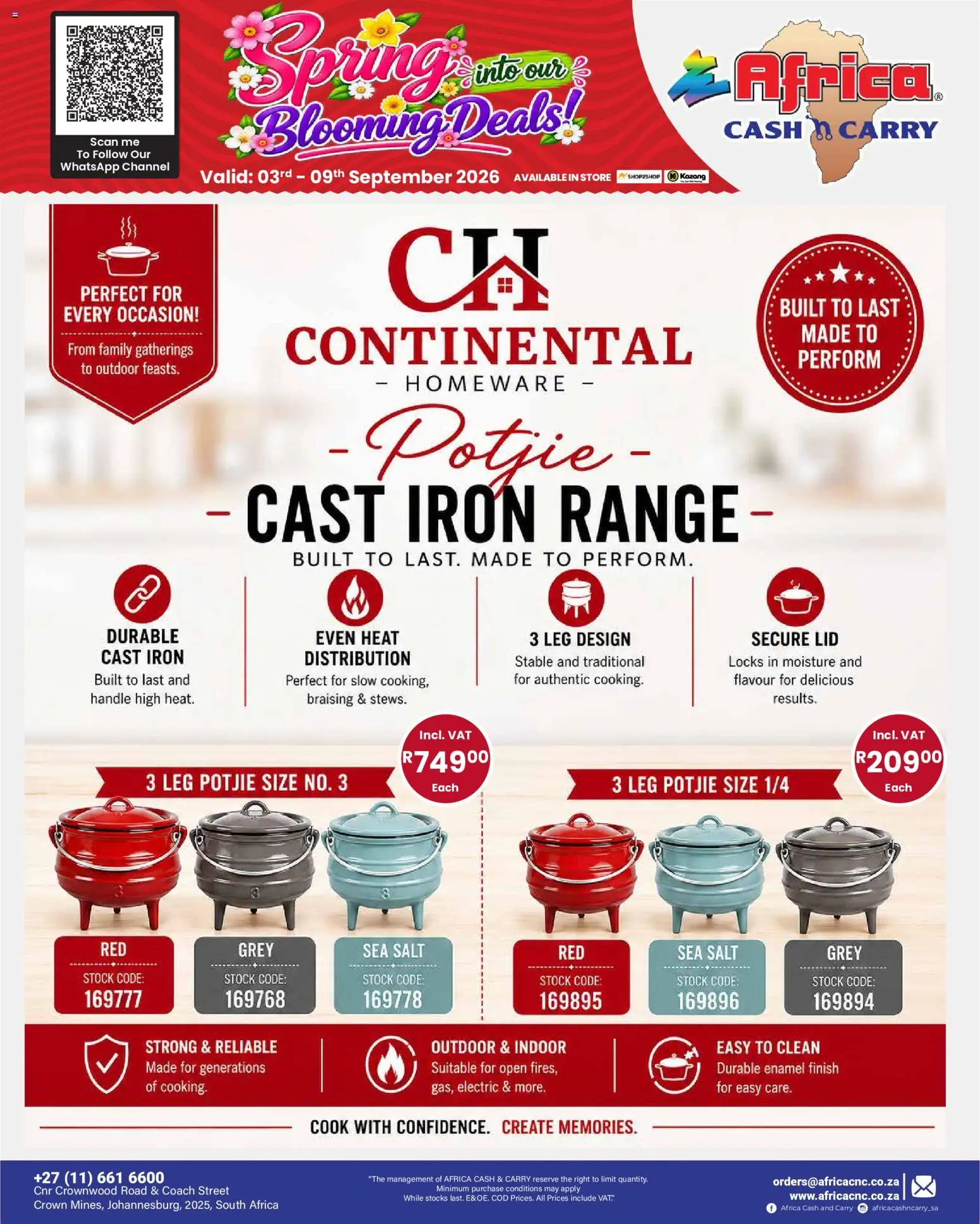 New Africa Cash & Carry catalogue – valid from 03/09/2026 | Page: 44 | Products: Iron, Stock, Enamel, Salt
