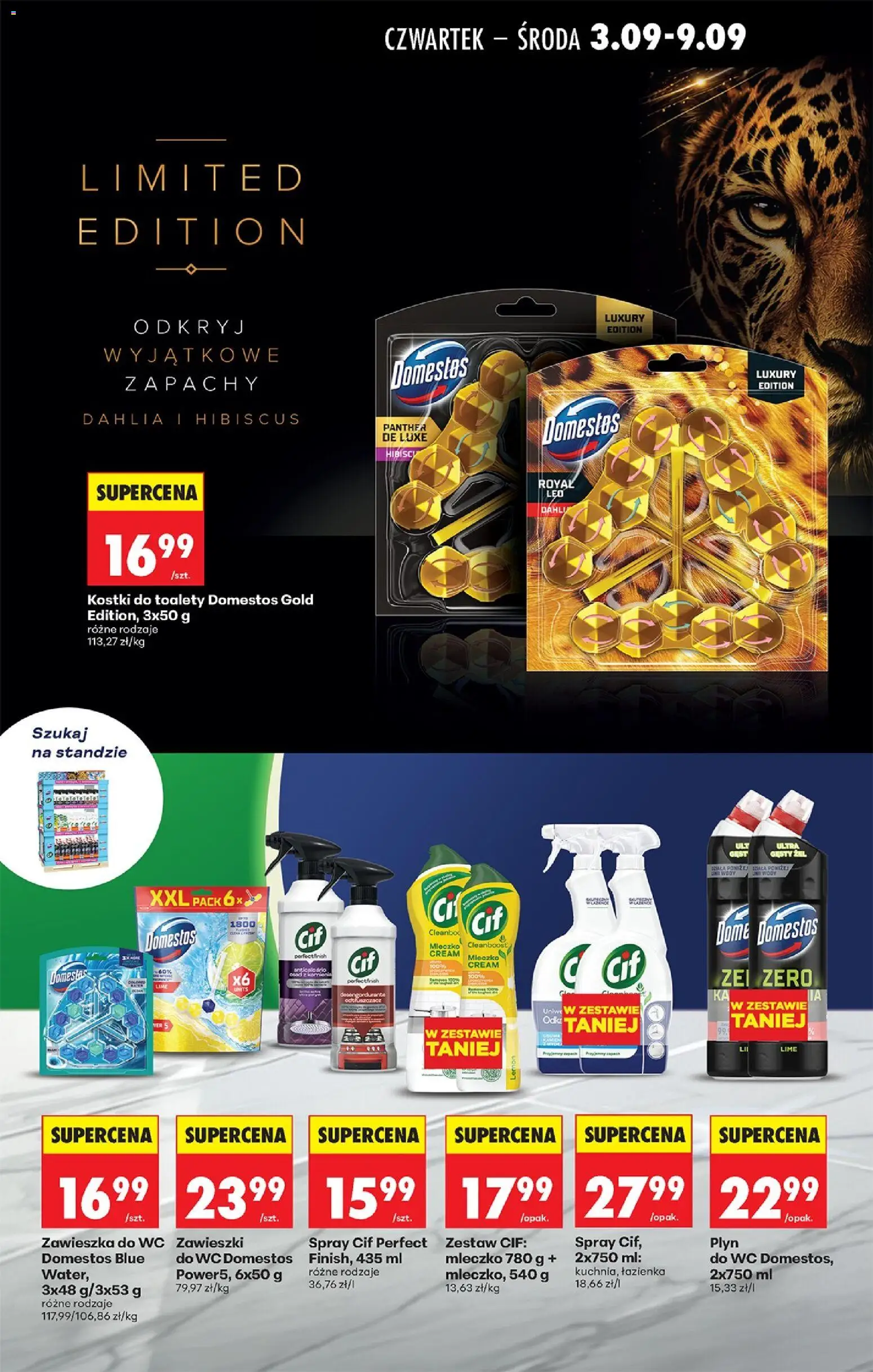 Biedronka Polsko leták - Codziennie niskie ceny od 03.09.2026 | Strana: 69 | Produkty: Cif, Domestos, Wc