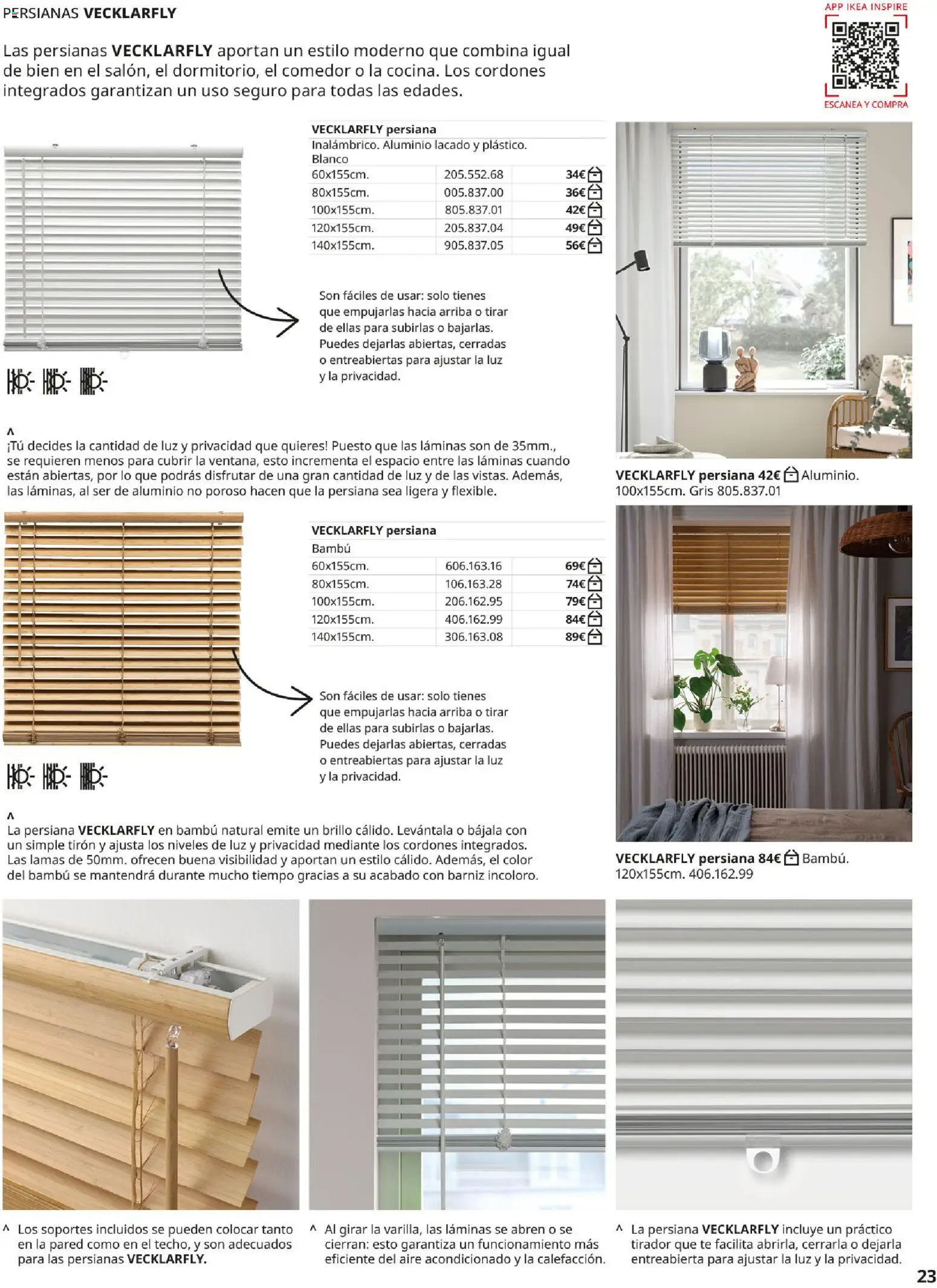 IKEA - Cortinas y estores │ válido desde el 01/09/2026 | Página: 23 | Productos: Té, Aire acondicionado