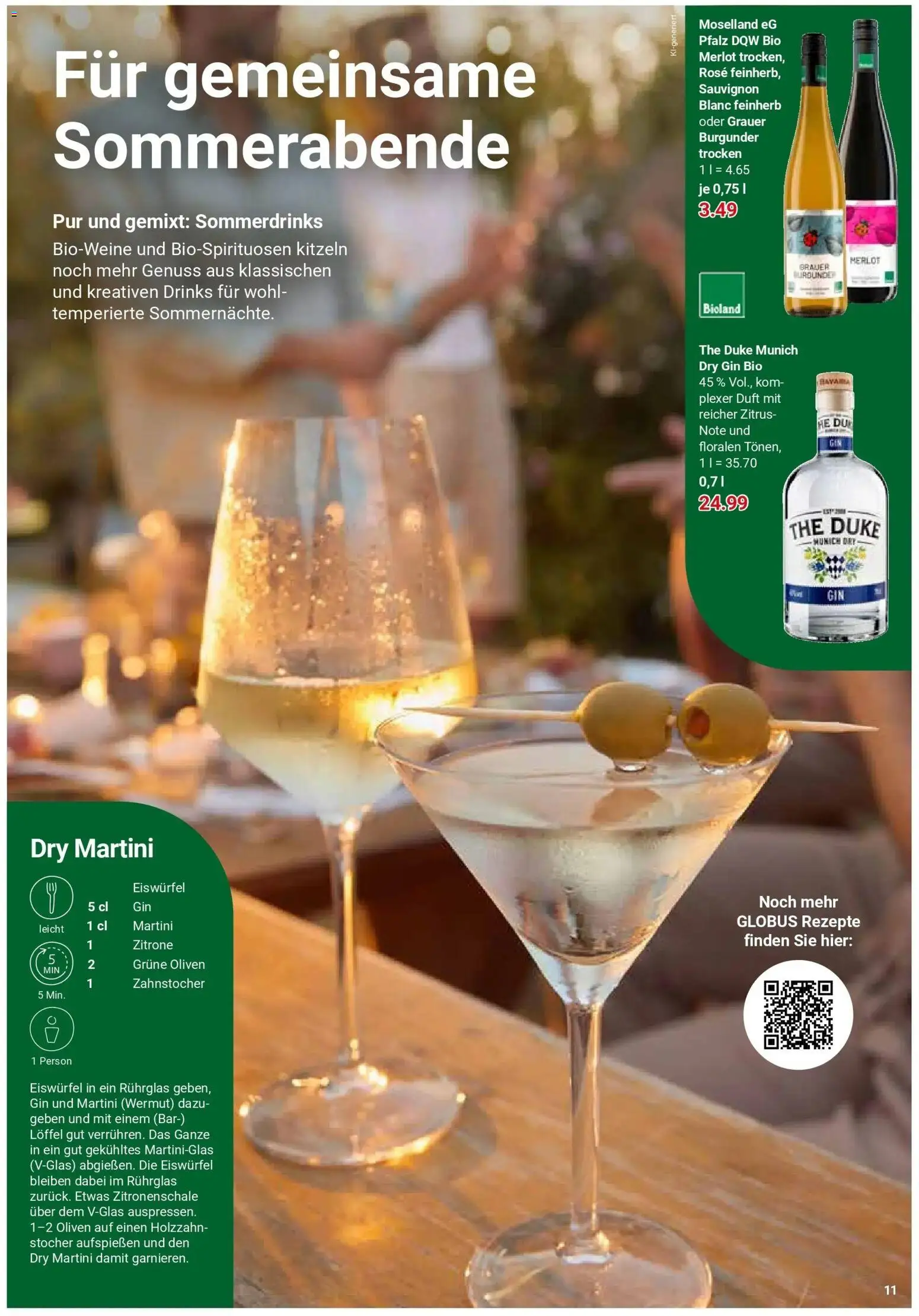 Globus Prospekt Saarlouis – gültig ab 21.06.2026 | Seite: 40 | Produkte: Martini, Merlot, Zitrone, Gin