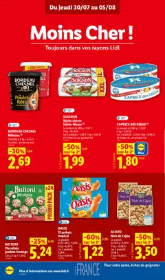 LIDL - Prévisualisation de Buitoni Piccolinis jambon fromage, 720 g (1 kg = 7,28 €) valide à partir de 30/07/2026 | Page: 12